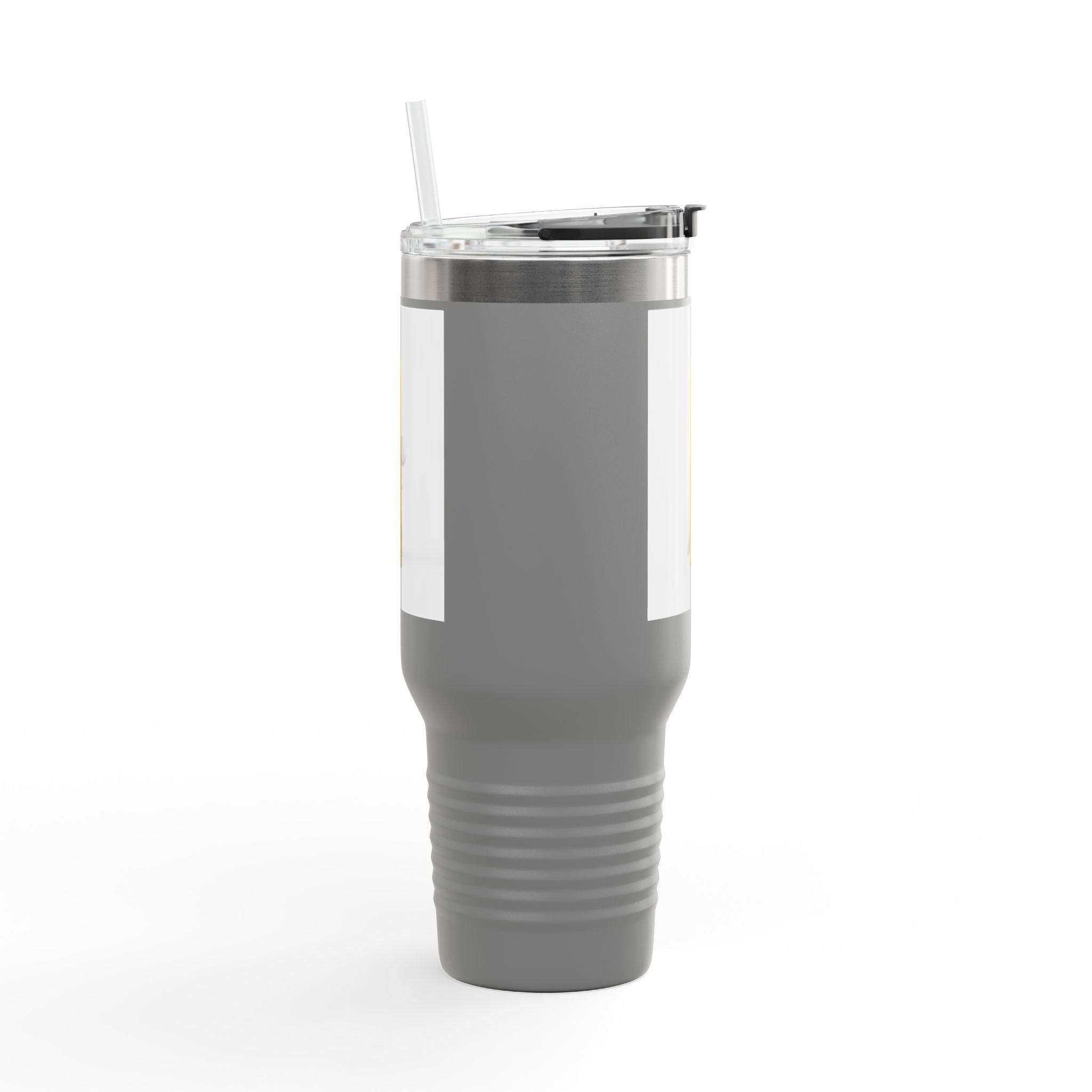 Yellow Letter i Character Travel Mug | 40oz Insulated Tumbler