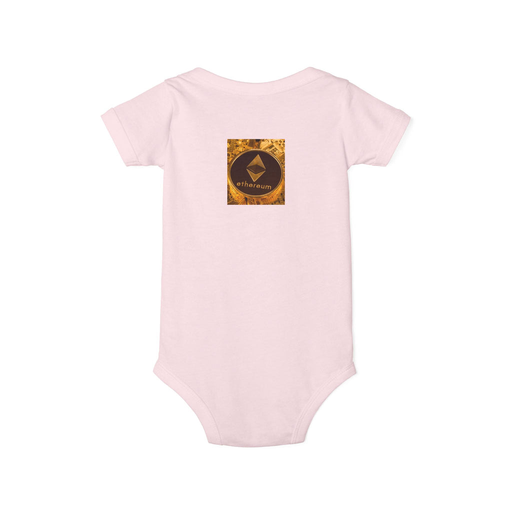Ethereum Logo Infant Onesie | Crypto Baby Bodysuit