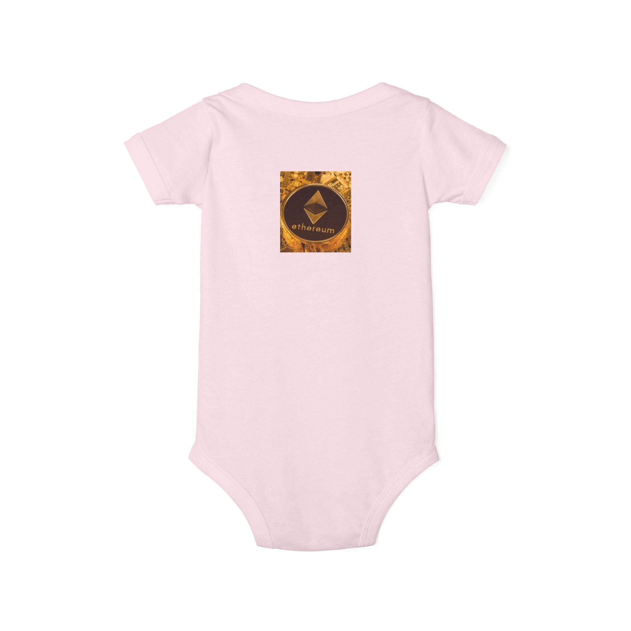 Ethereum Logo Infant Onesie | Crypto Baby Bodysuit