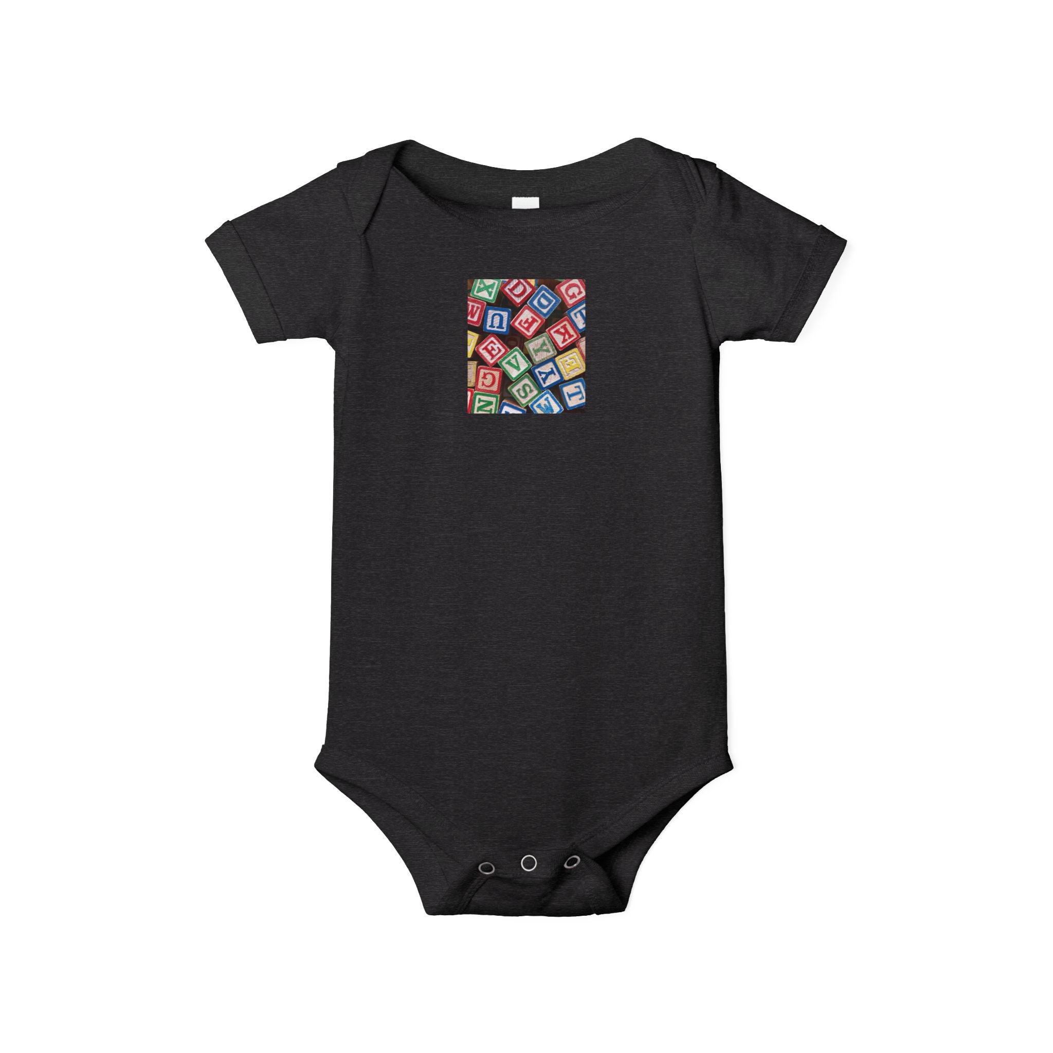 Grenouillère bébé Blocs Alphabet Colorés | Body pour bébé