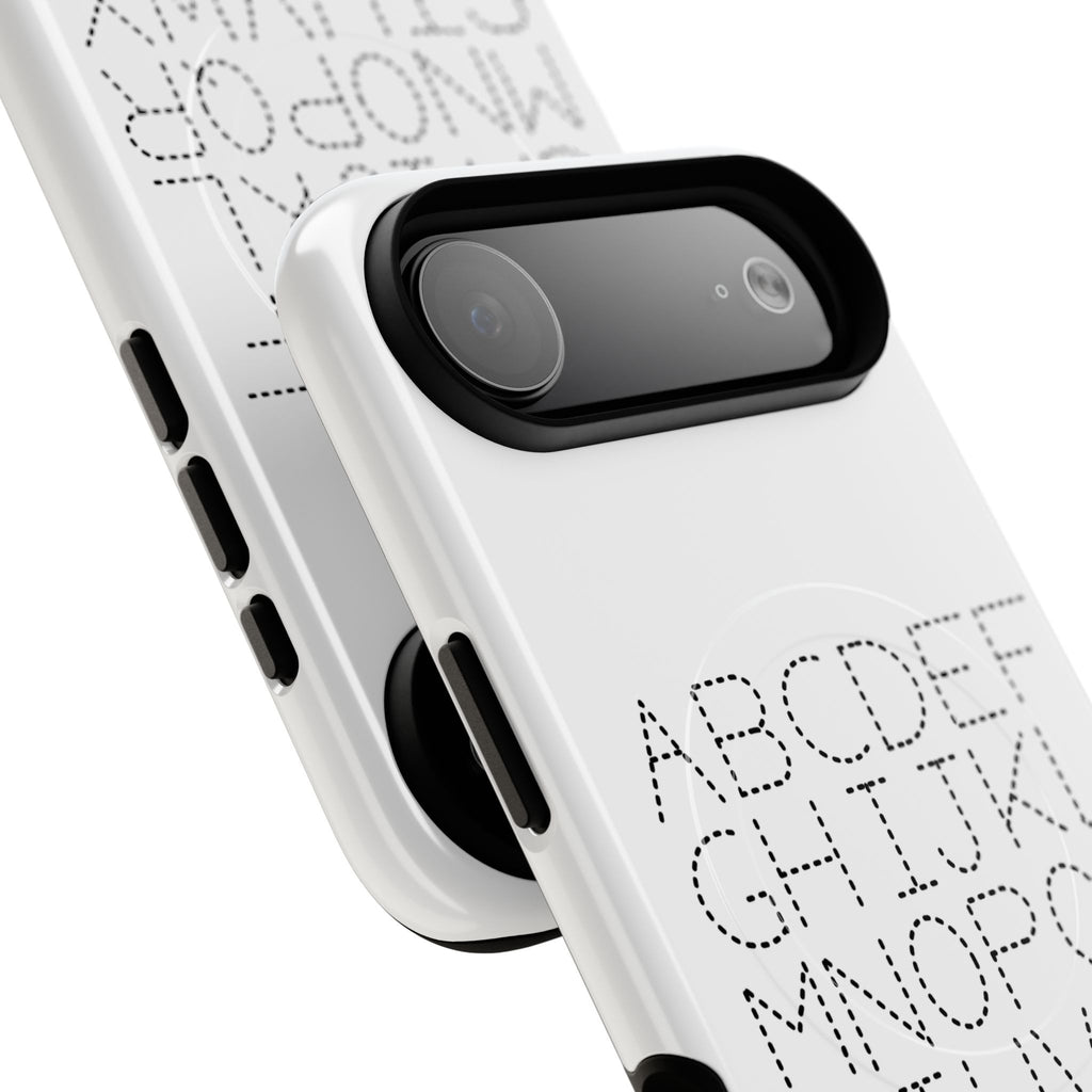 Dotted Alphabet Phone Case | Tough Magnetic Case