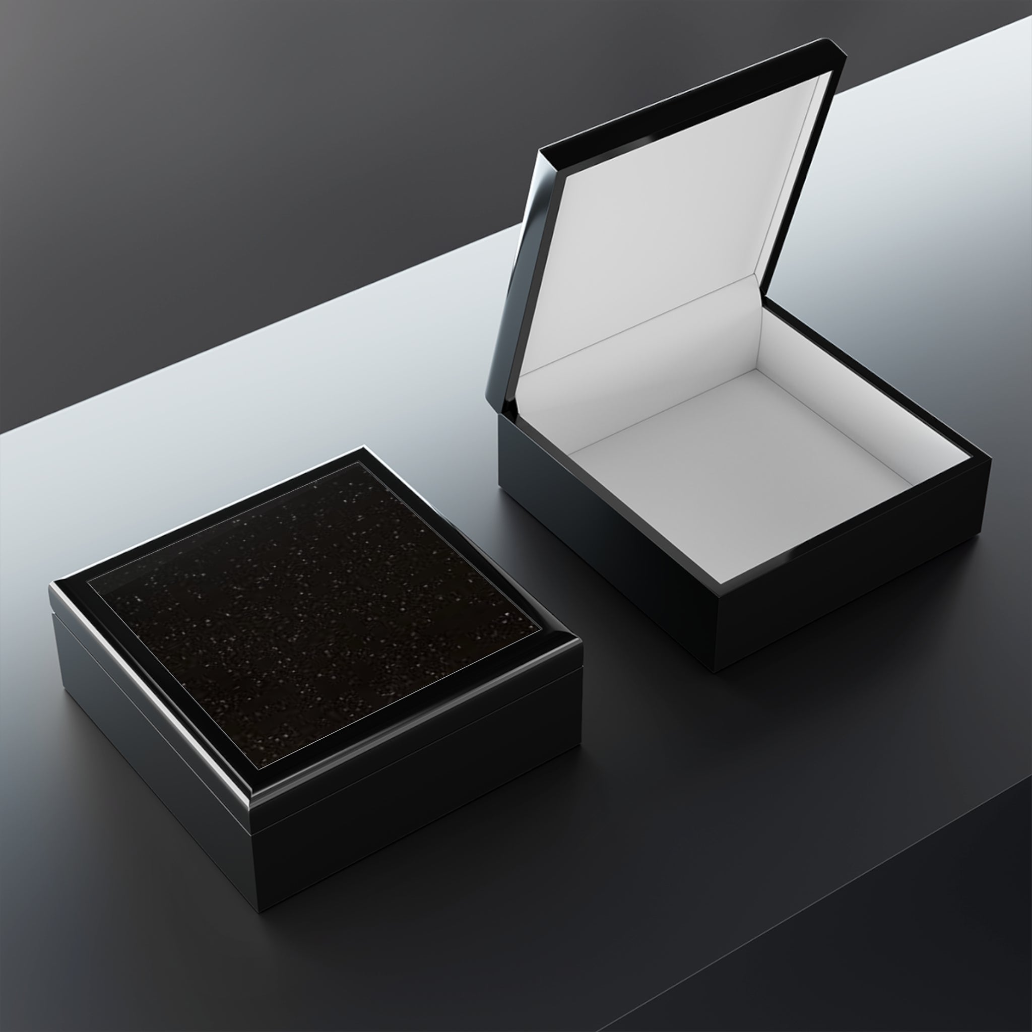 Night Sky Jewelry Box | Glossy Lacquered Keepsake Box