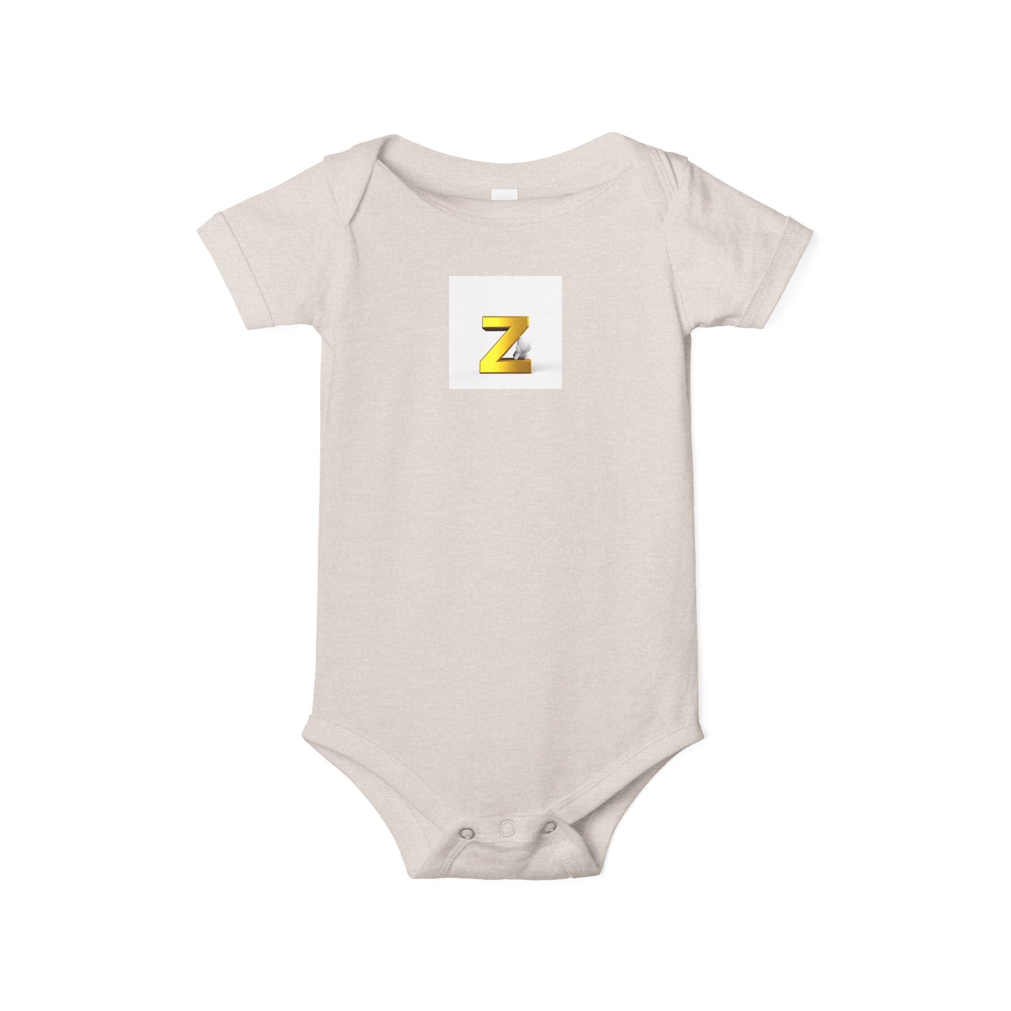 Grenouillère Bébé Lettre Z Dorée | Monogramme Body Bébé