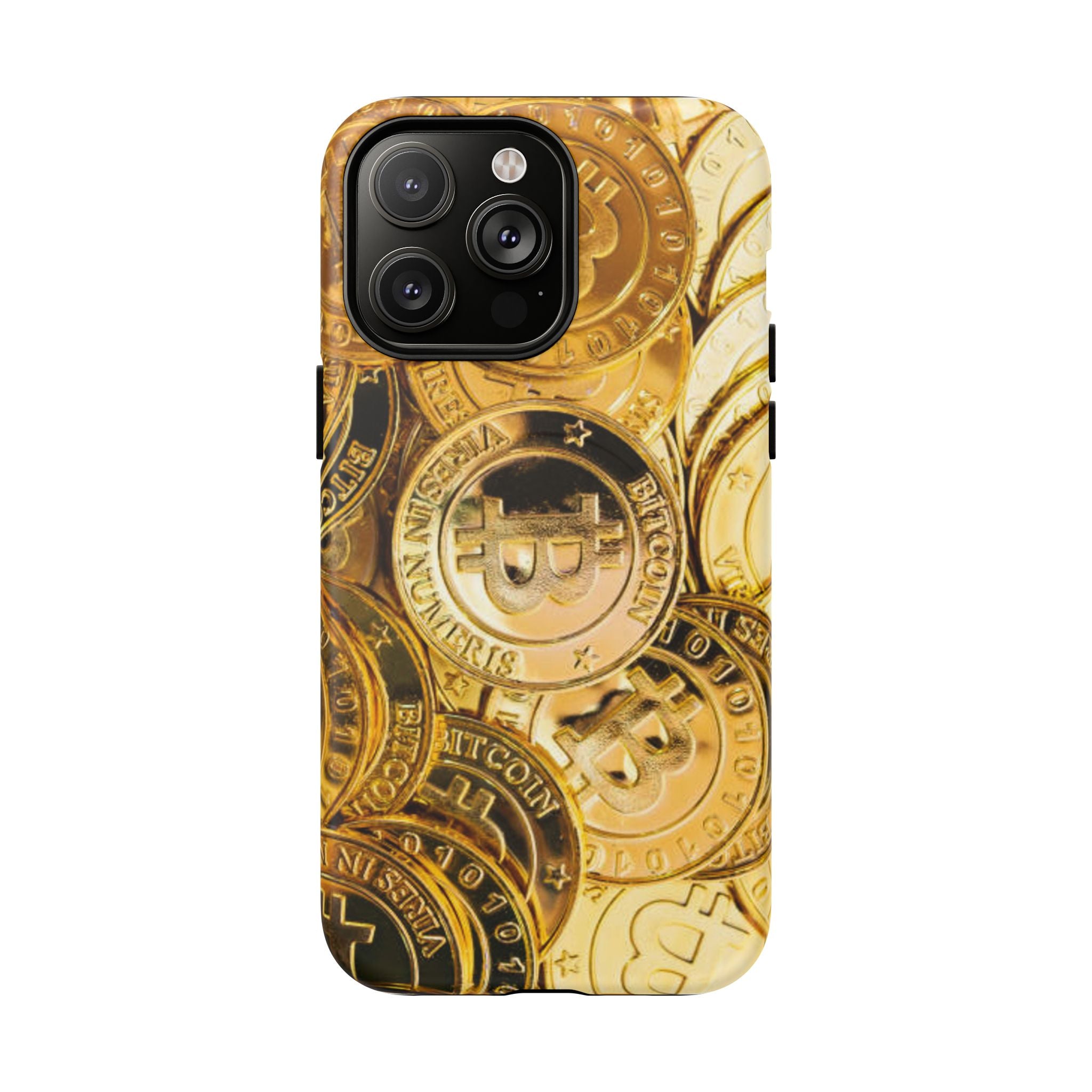 Coque de Téléphone Bitcoin Or | Coque Magnétique Robuste