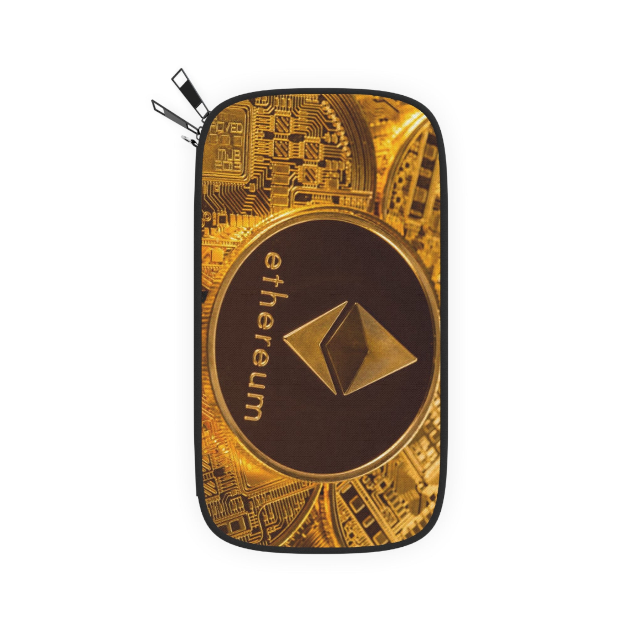 Ethereum Coin passport wallet | crypto travel accessory