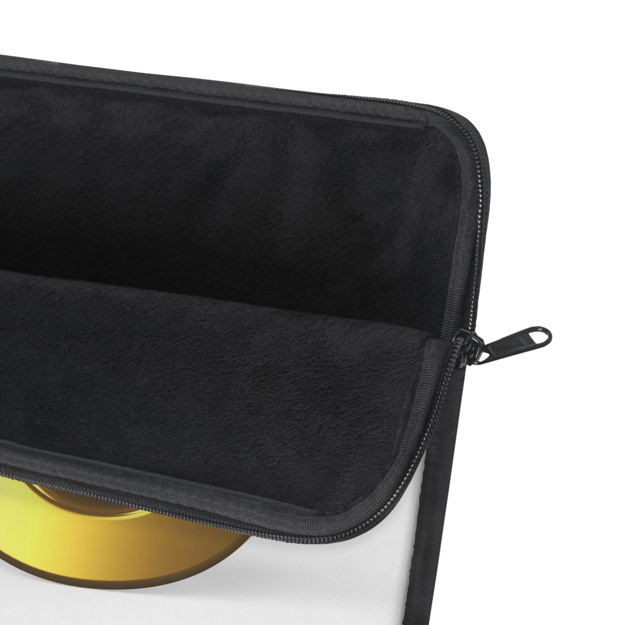 Gold Letter C initial Laptop Sleeve | Monogram Alphabet design