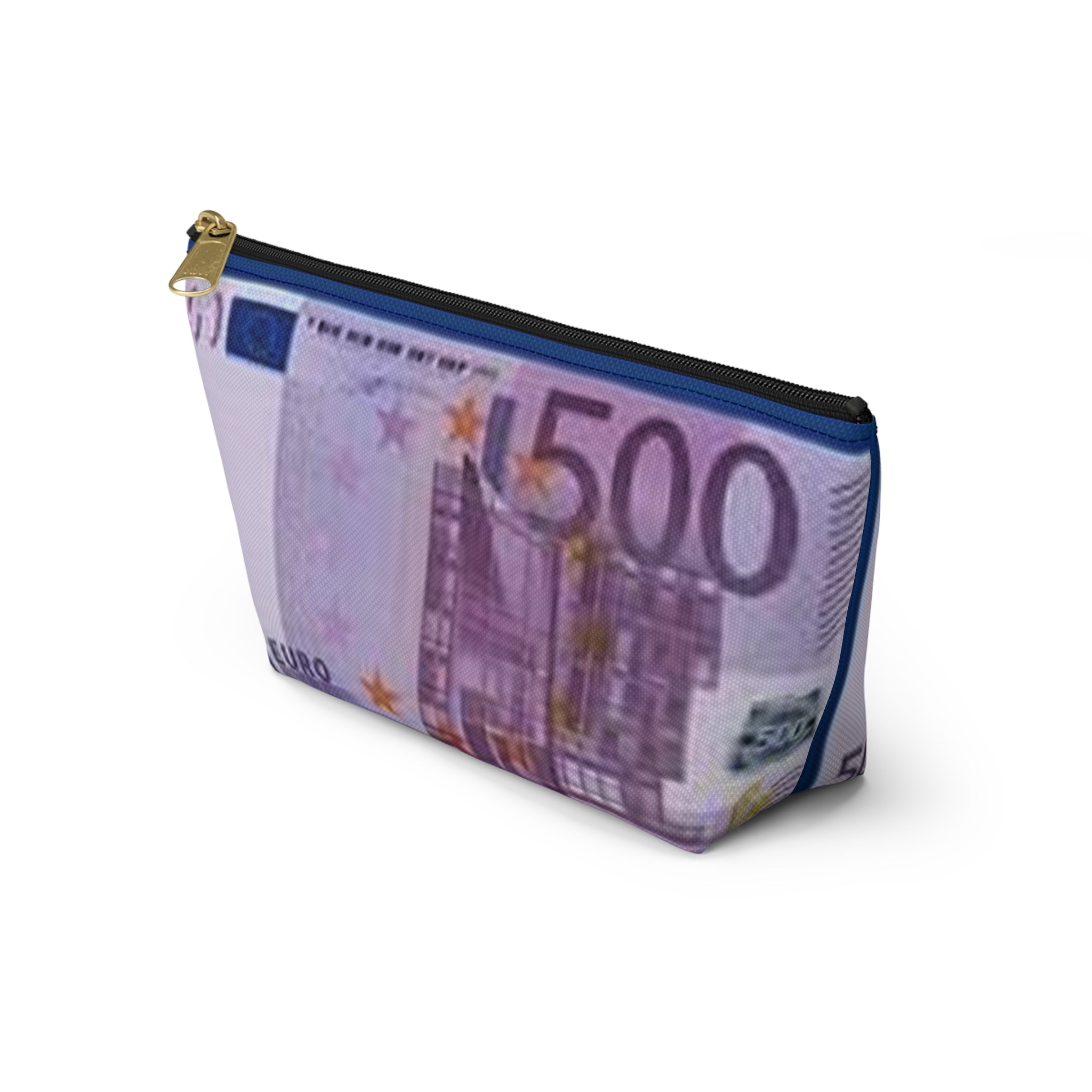 500 Euro Bill Accessory Pouch | Money Print Cosmetic Bag
