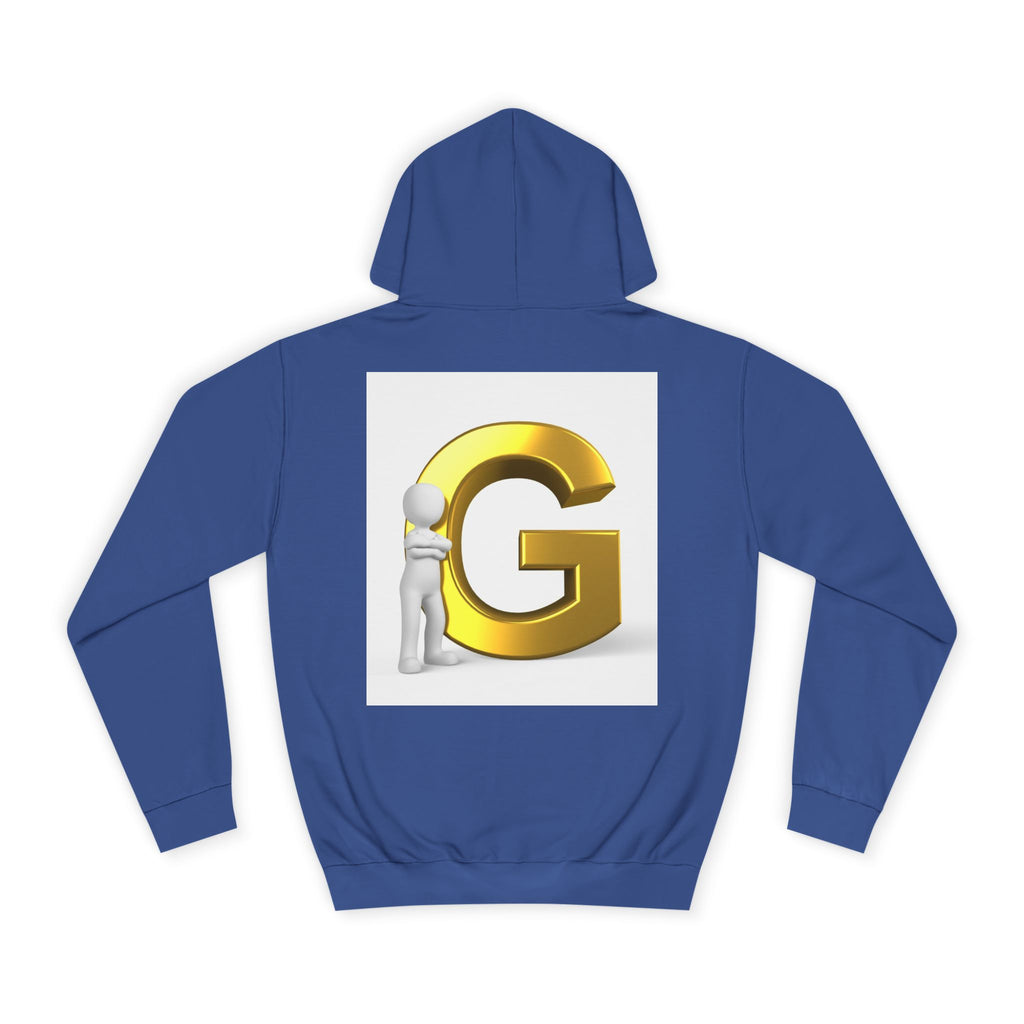 Gold Letter G Hoodie | Initial G Monogram sweatshirt