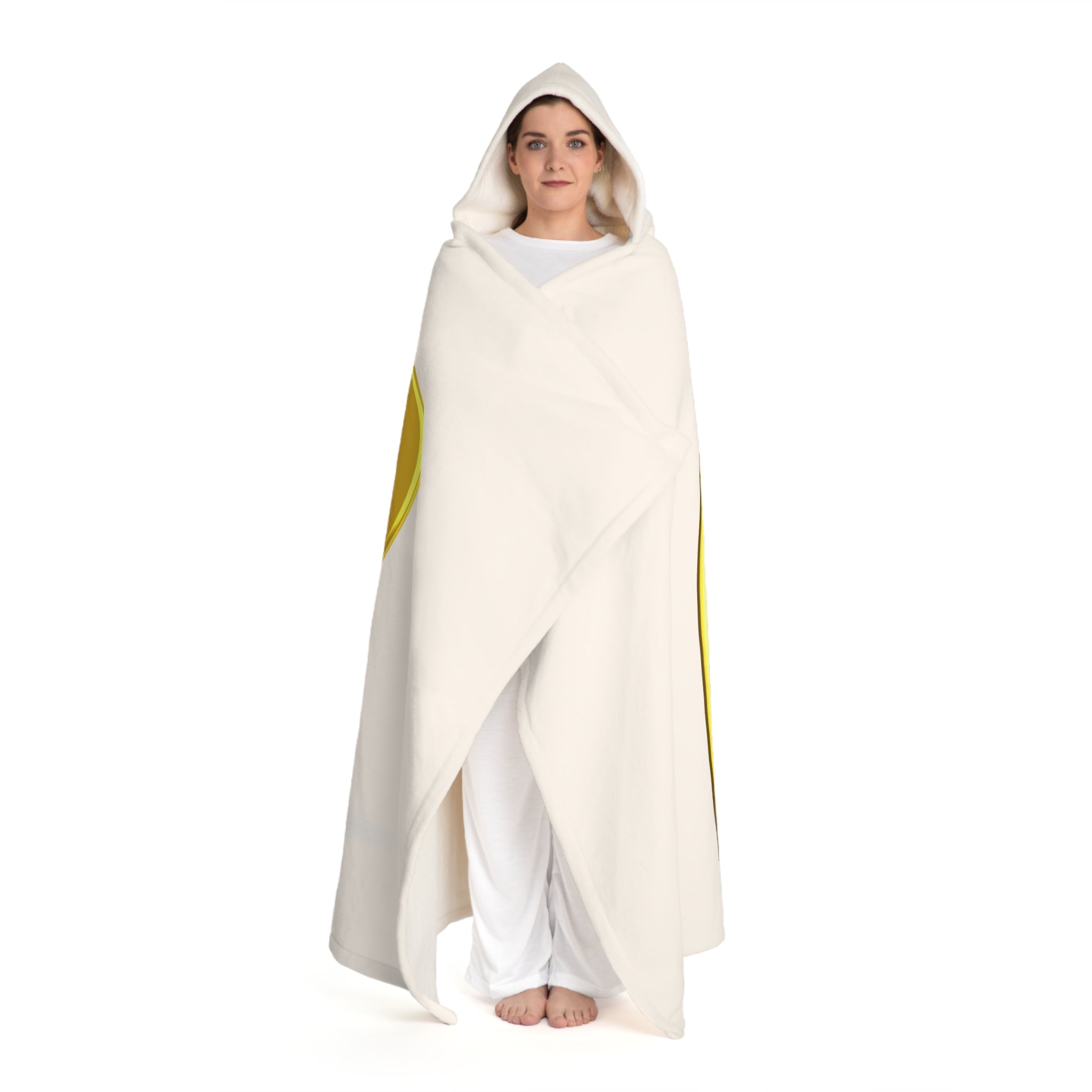 Cozy Hooded Sherpa Fleece Blanket | Hooded Blanket, Plush Wearable Throw