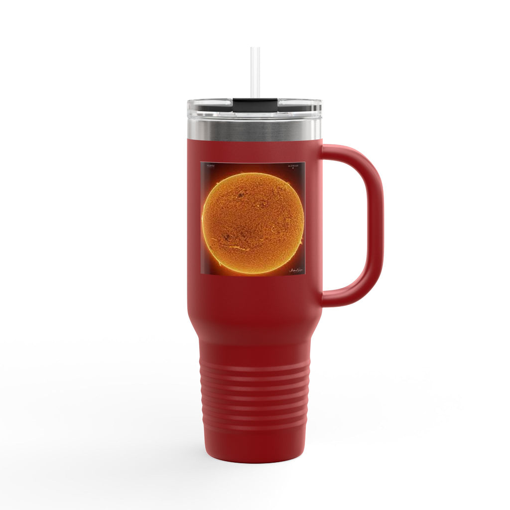 Sun Photo Travel Mug 40oz | Solar Disc Stainless Insulated Tumbler