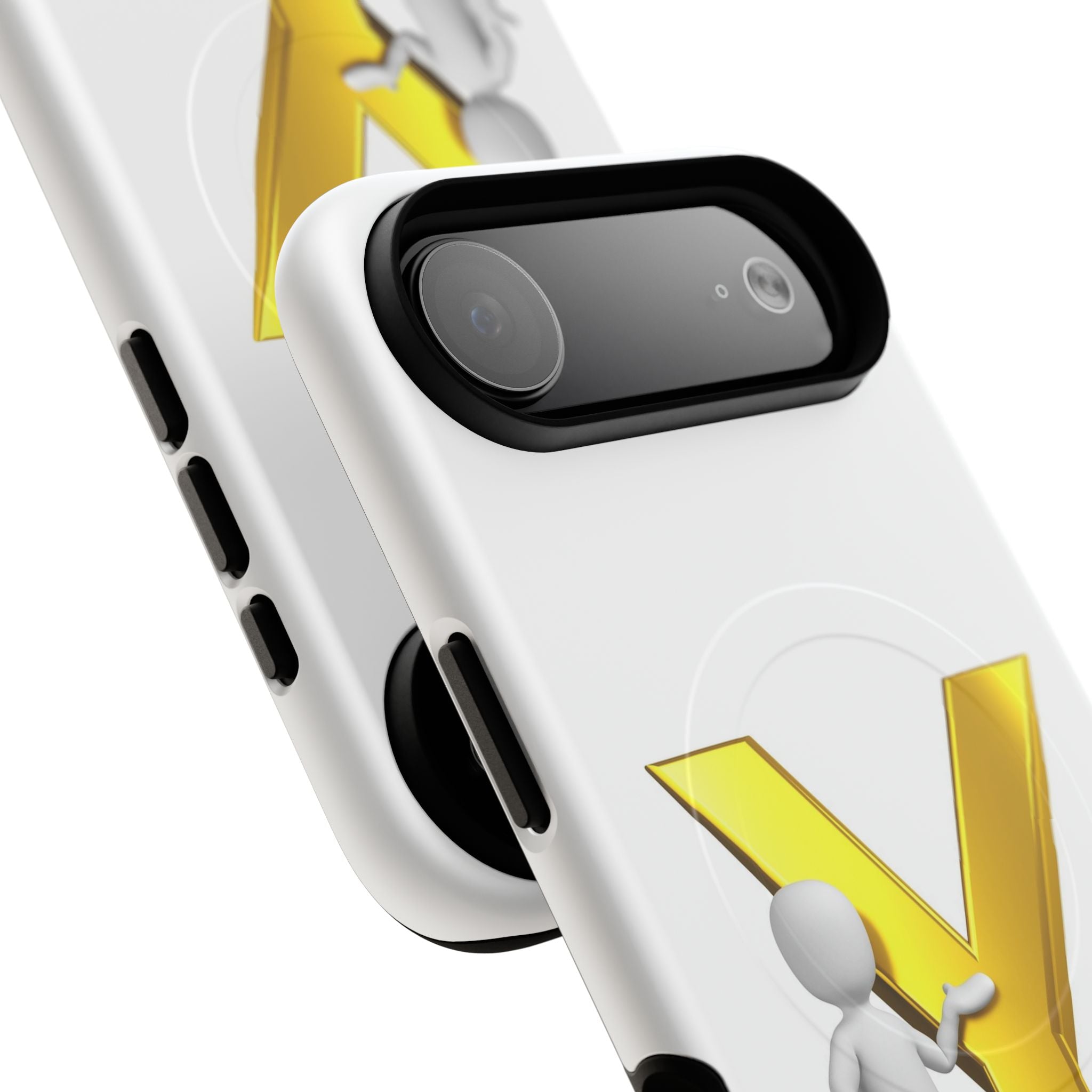 Gold Letter Y Phone Case | Monogram iPhone Magnetic Case