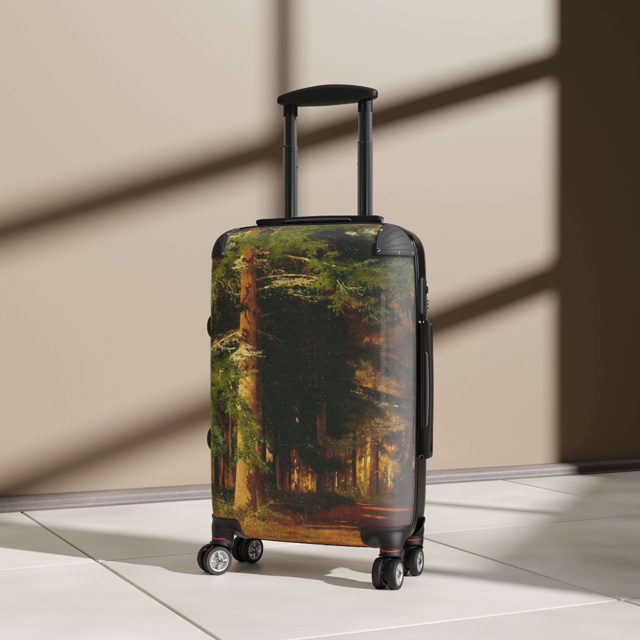Forest Path Suitcase | Woodland Trees Luggage