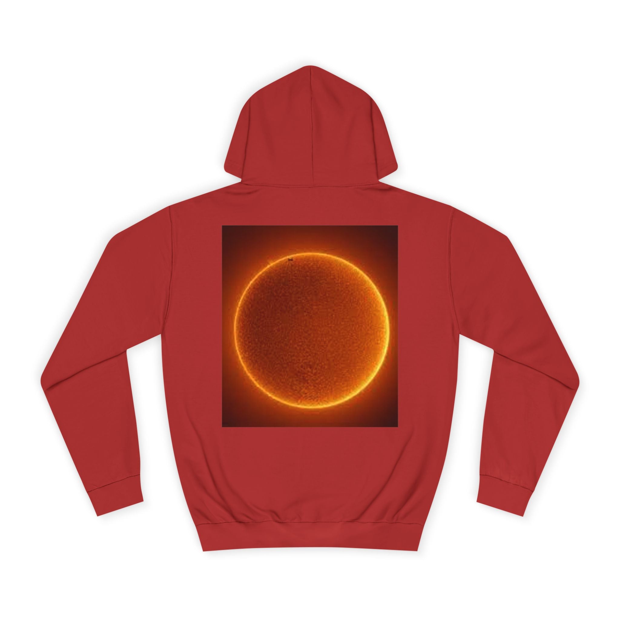 Fiery Solar Ring Hoodie | Sun Eclipse Graphic, Space Astronomy Sweatshirt