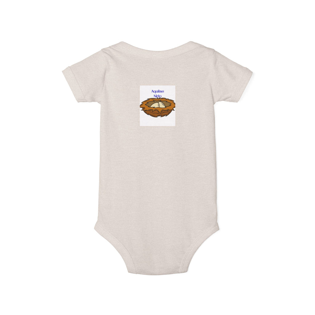Baby Bird Nest Onesie | Infant One Piece with Nest Illustration