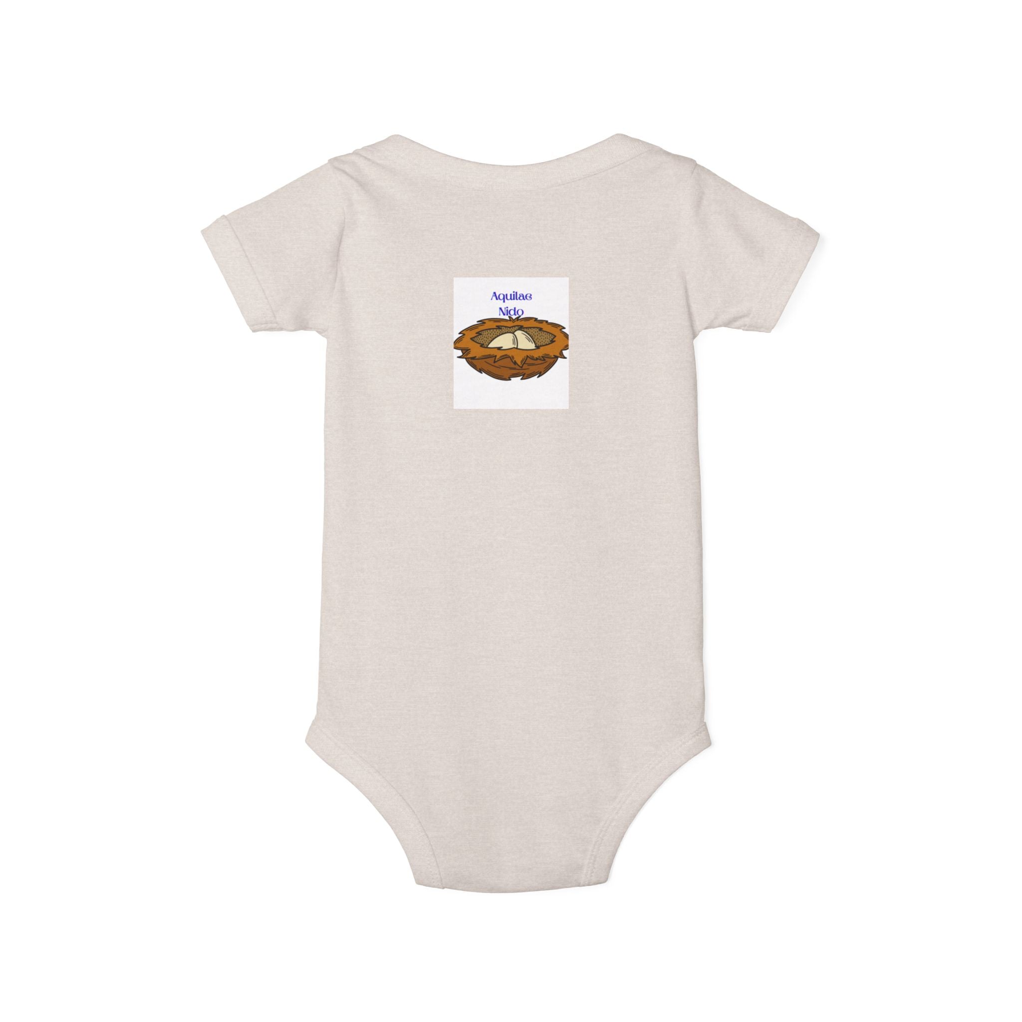 Baby Bird Nest Onesie | Infant One Piece with Nest Illustration