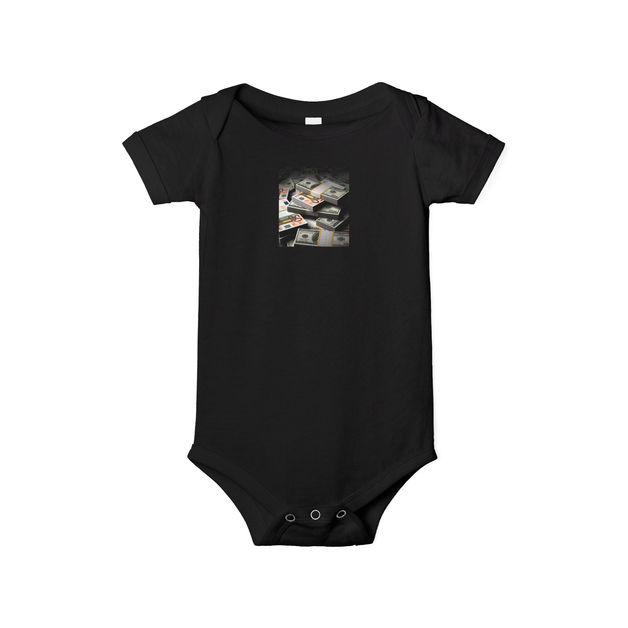Grenouillère Bébé Liasse De Billets | Imprimé Photo Body Pour Bébé