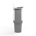 3D Character with Gold Exclamation Mark Travel Mug | 40oz Insulated Tumbler