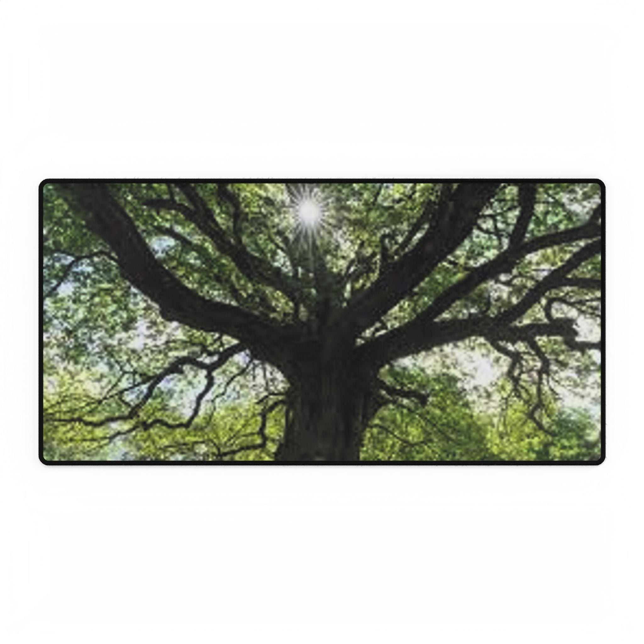 Tapis de bureau Chêne Ensoleillé | Grand tapis de souris Paysage