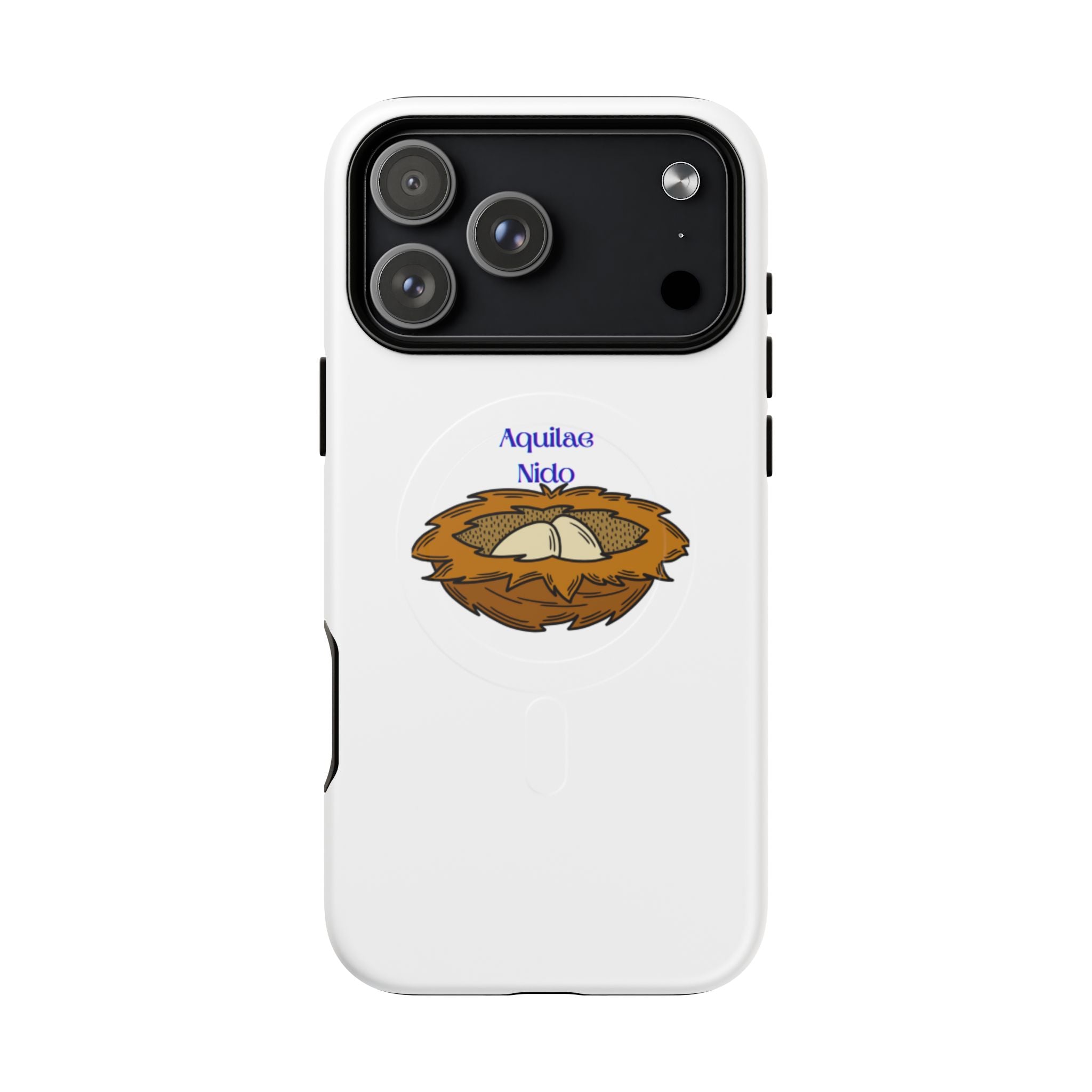 Coque de téléphone illustration nid d'oiseau | Coque magnétique robuste