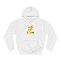 Gold 3D Letter Z Hoodie | Monogram Initial Sweatshirt