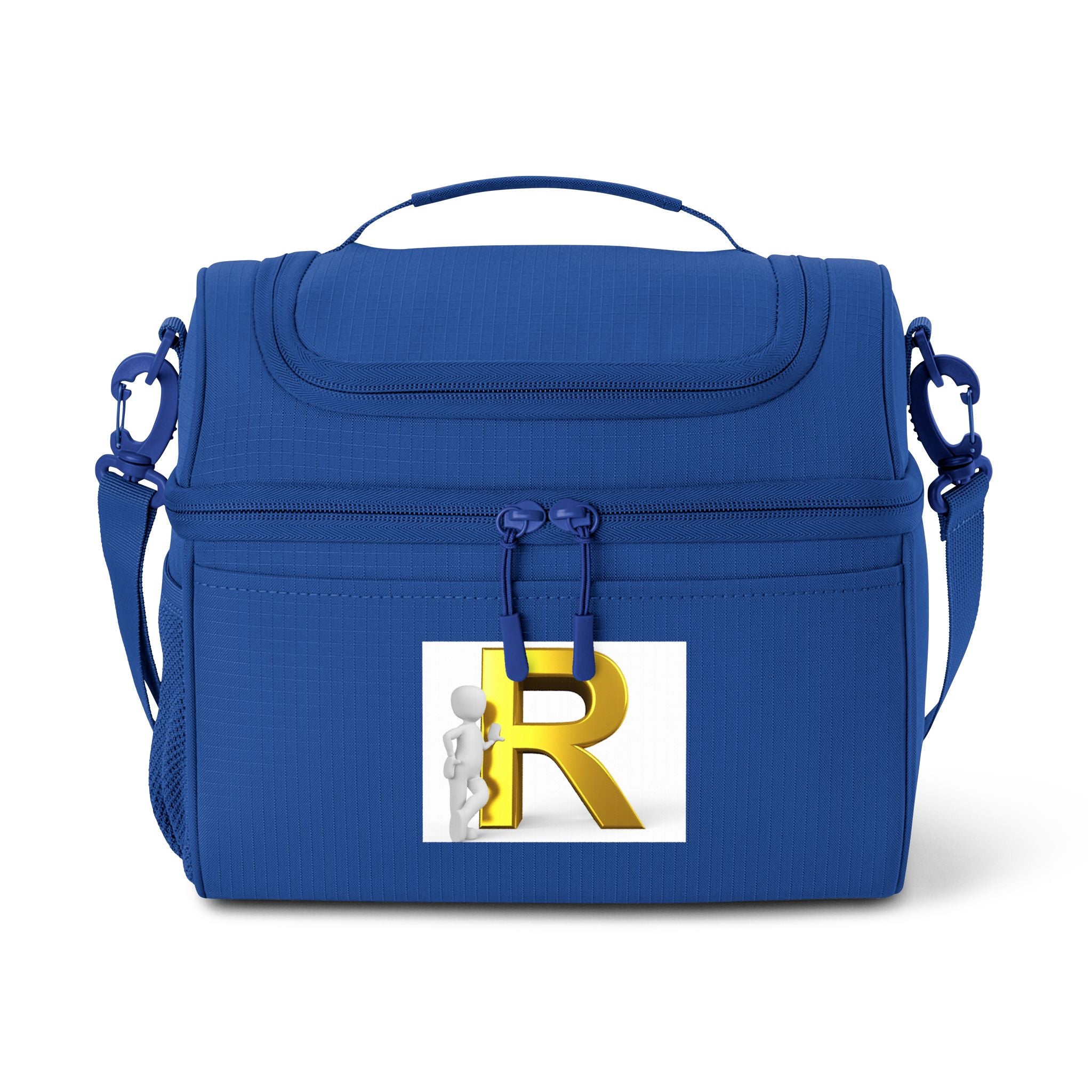 Gold R Letter Logo Cooler Bag | Insulated Lunch Tote
