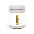 Gold Exclamation Mark Illustration Candle, Soy Jar Candle