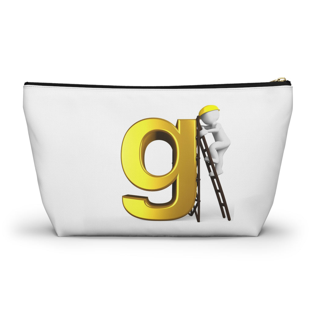 Gold Letter G with Worker Ladder Accessory Pouch