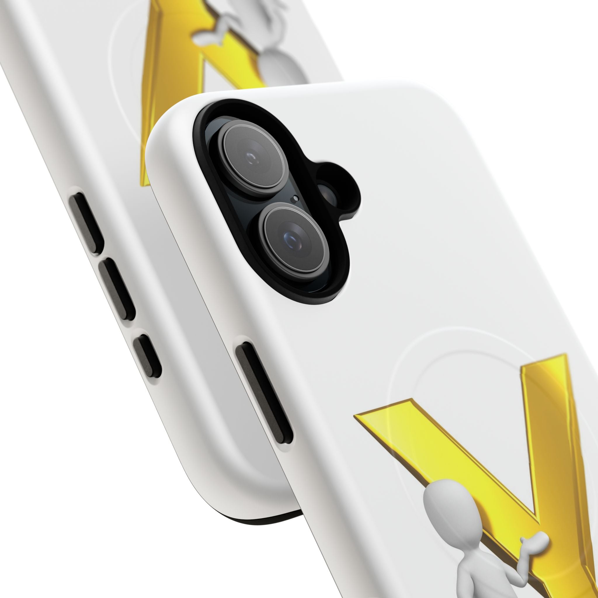 Gold Letter Y Phone Case | Monogram iPhone Magnetic Case