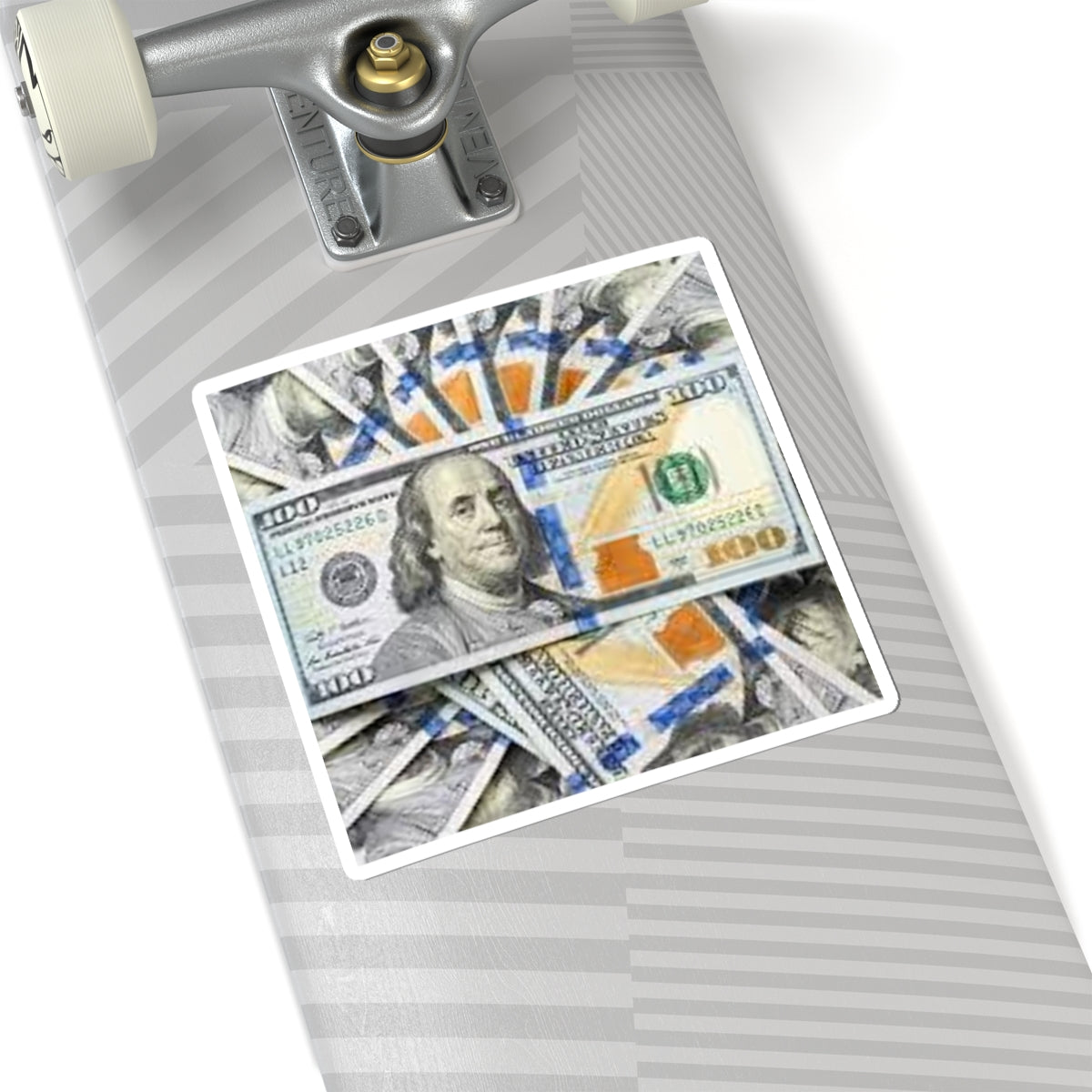Stack of Hundred-Dollar Bill Sticker | Money Cash Graphic Kiss-Cut Sticker
