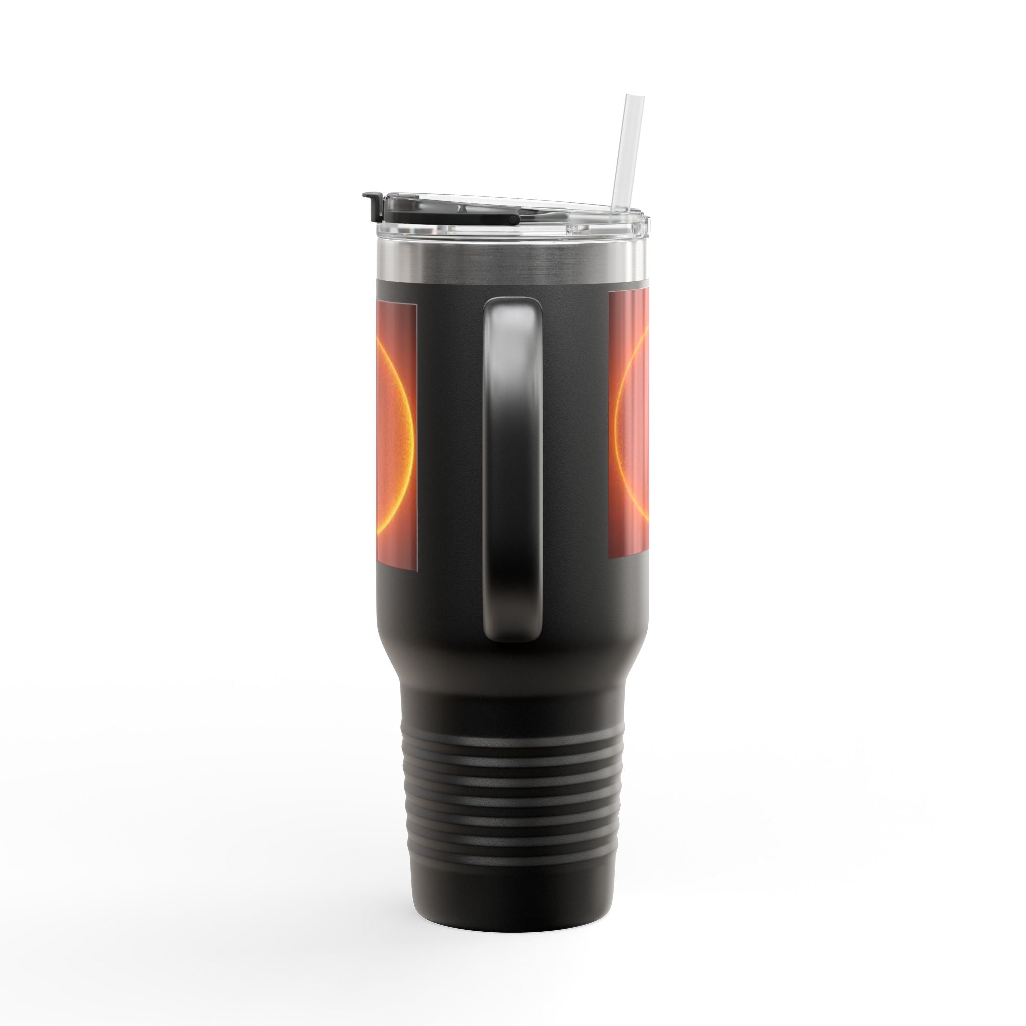 Glowing Solar Disc Travel Mug | 40oz Insulated Tumbler