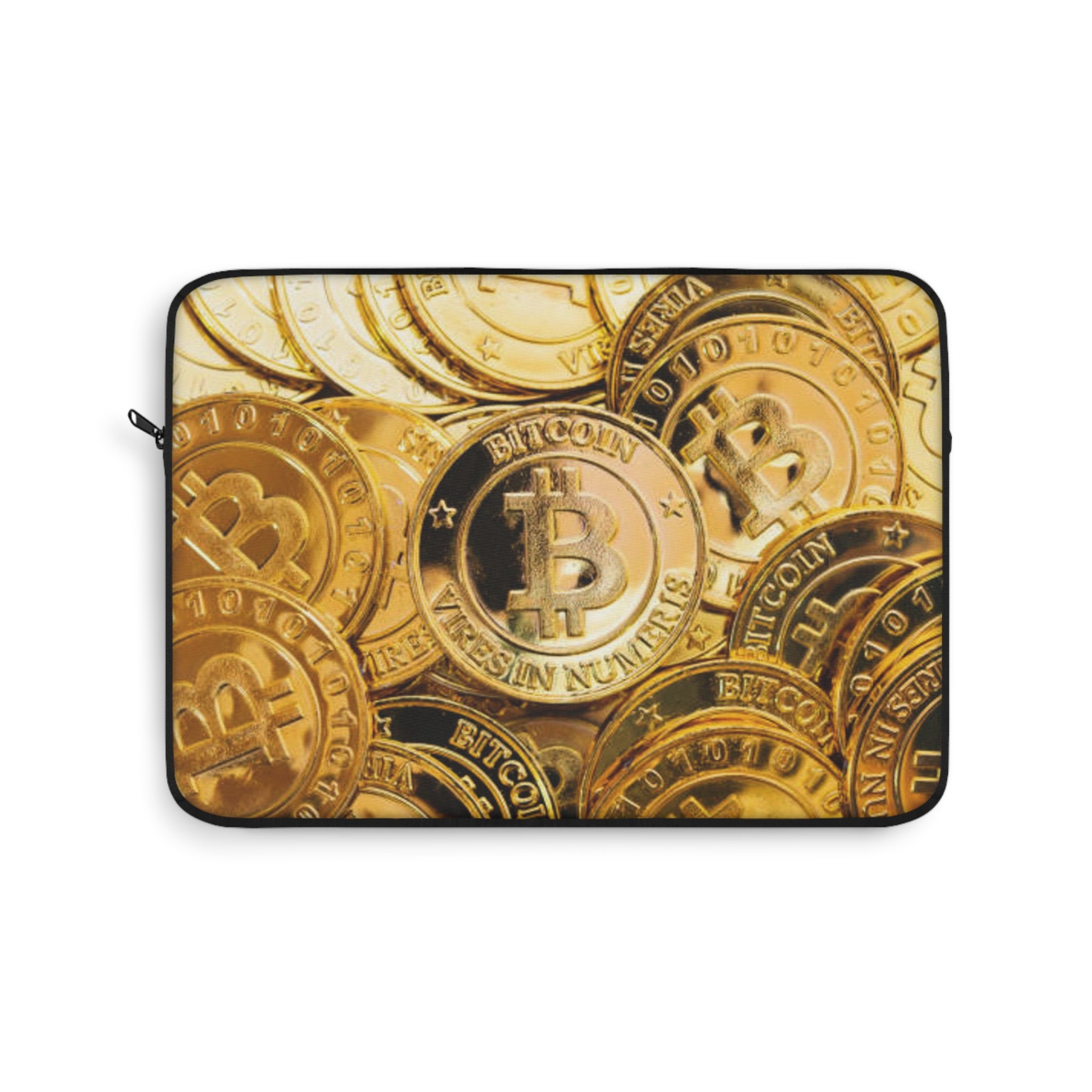 Housse d'ordinateur portable motif Bitcoin Coin | Design Crypto Monnaie Numérique