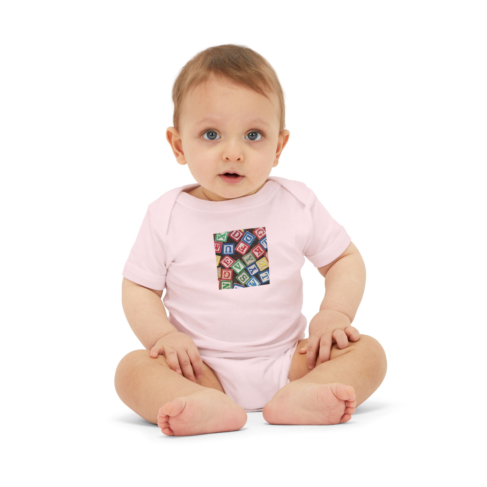 Colorful Alphabet Blocks Infant One Piece | Baby Bodysuit