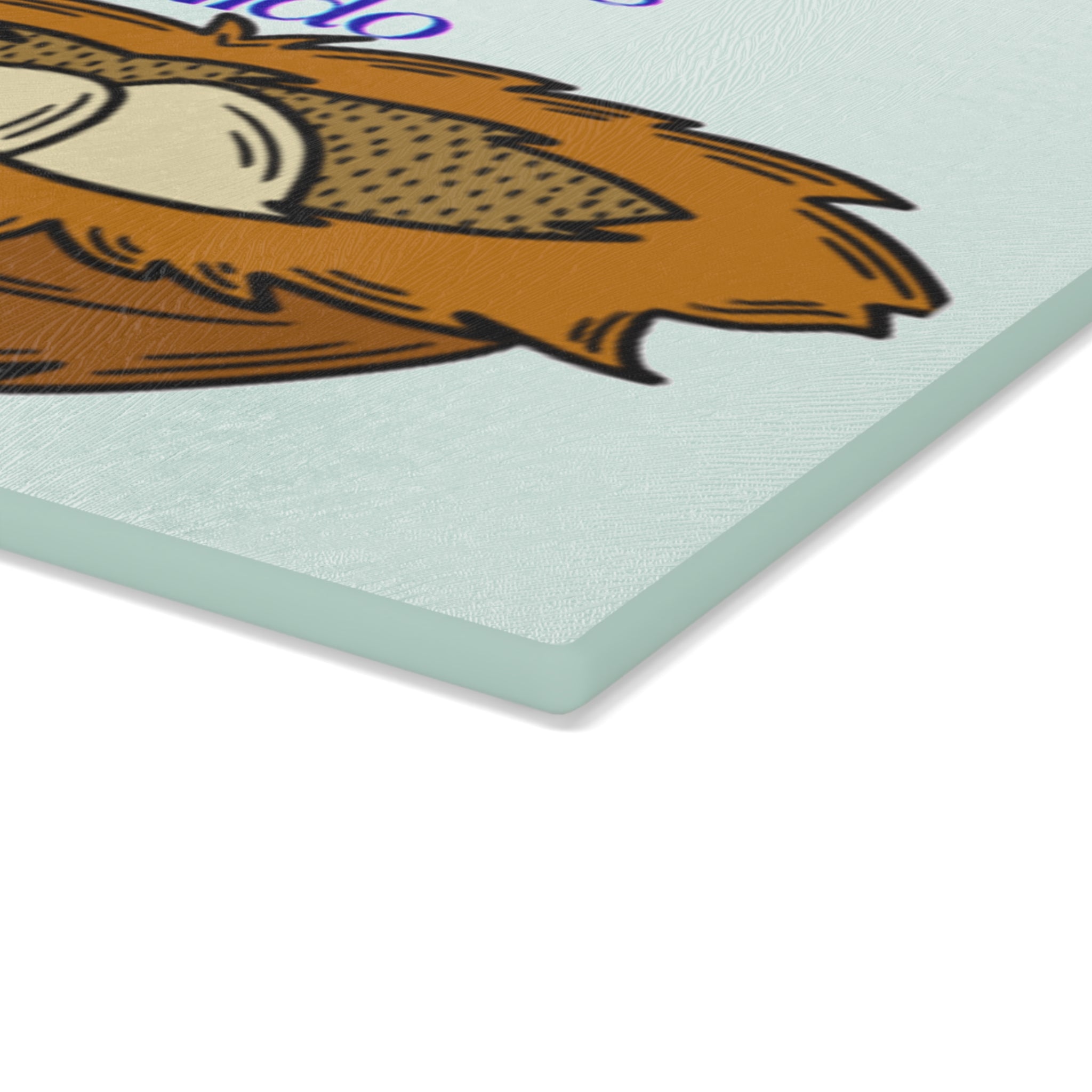 Aquilae Nido Nest Illustration Glass Cutting Board | Bird Nest Kitchen Decor