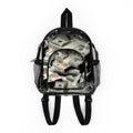Cash Stack print Clear Stadium Backpack | Transparent Money Pattern
