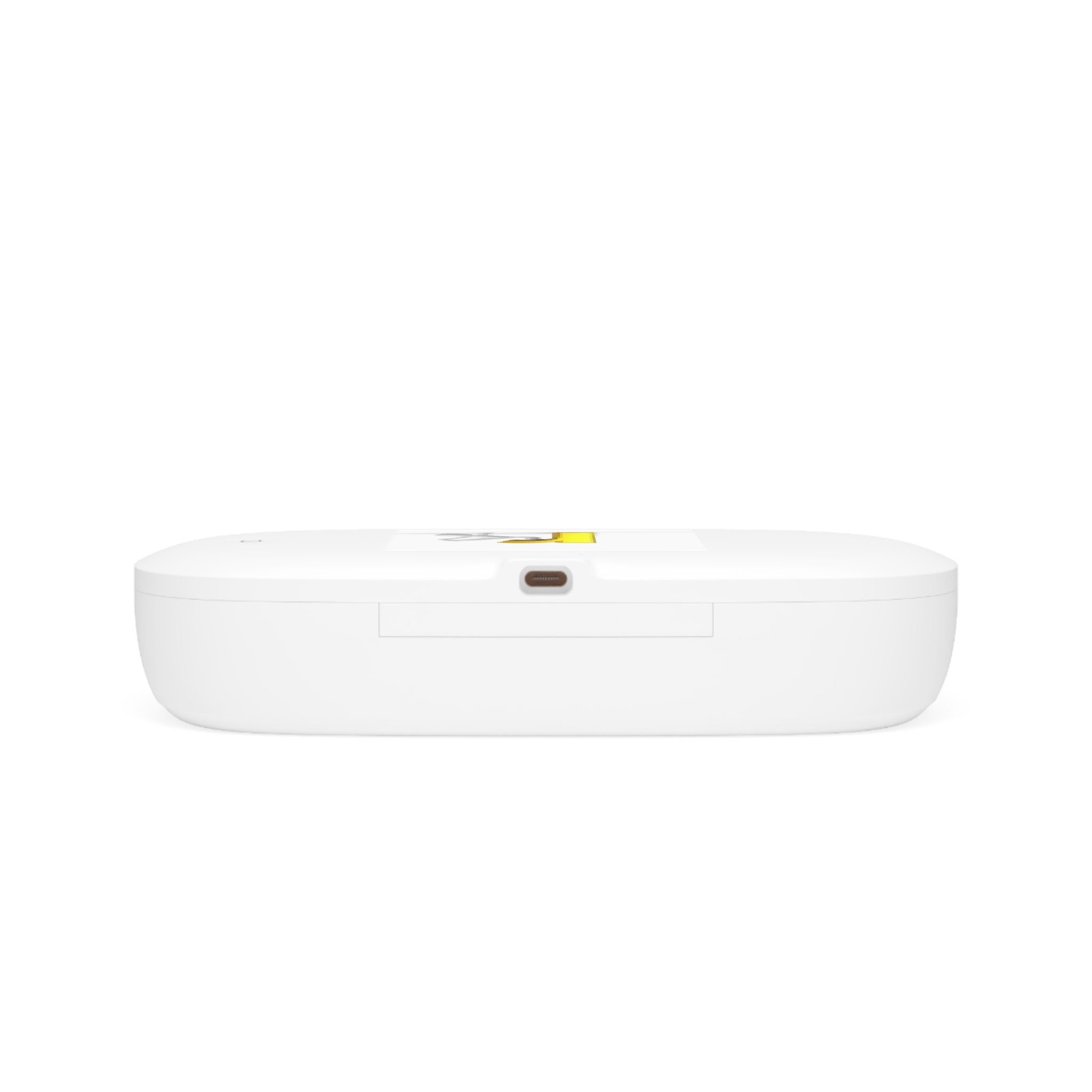 Yellow Letter R Kickstick Phone Sanitizer and Wireless Charging Pad