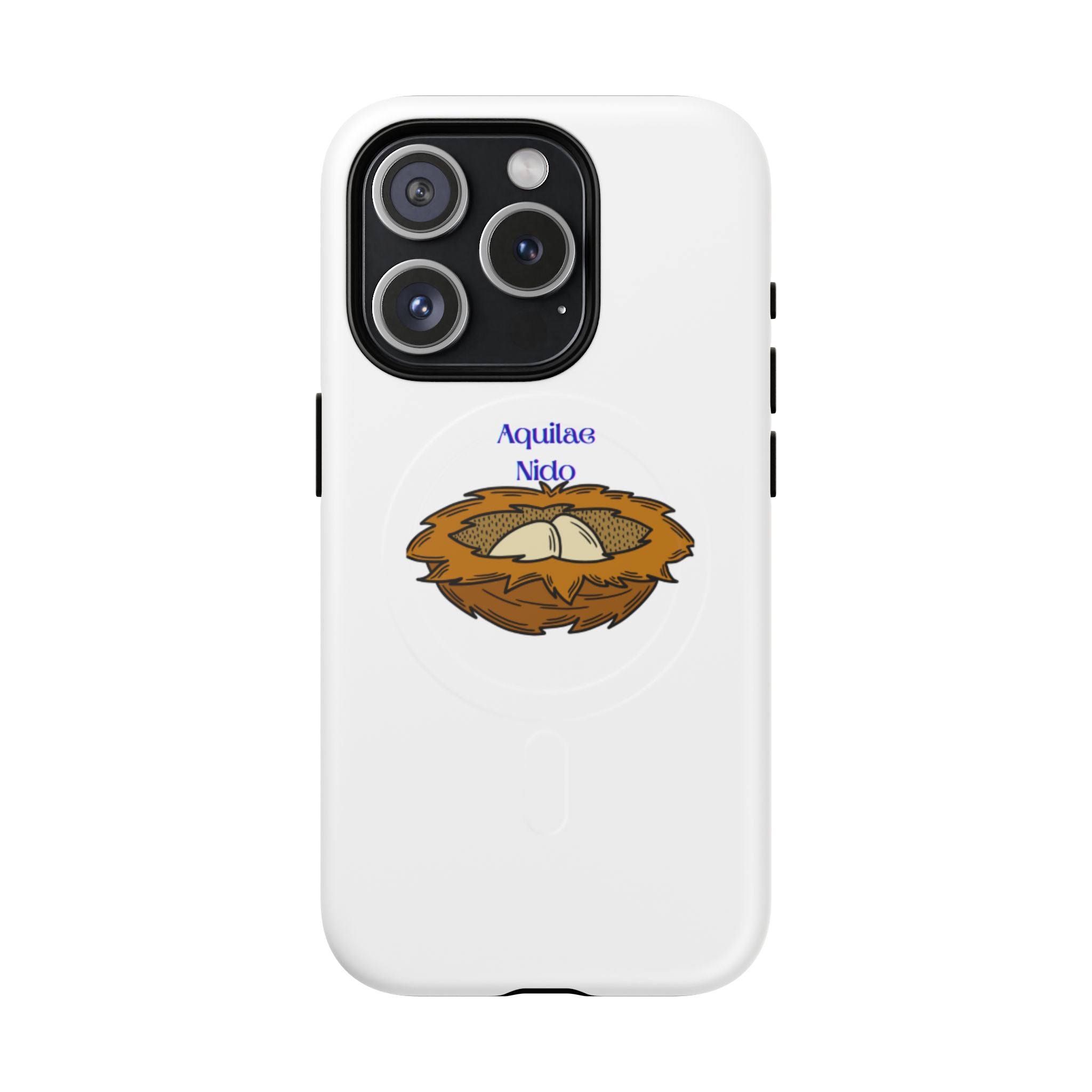 Coque de téléphone illustration nid d'oiseau | Coque magnétique robuste