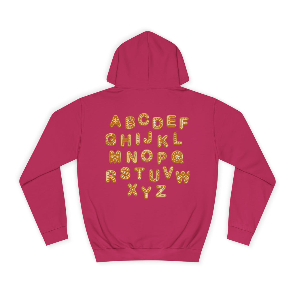 Cookie Alphabet Hoodie | Letters A to Z Cookie Font Sweatshirt