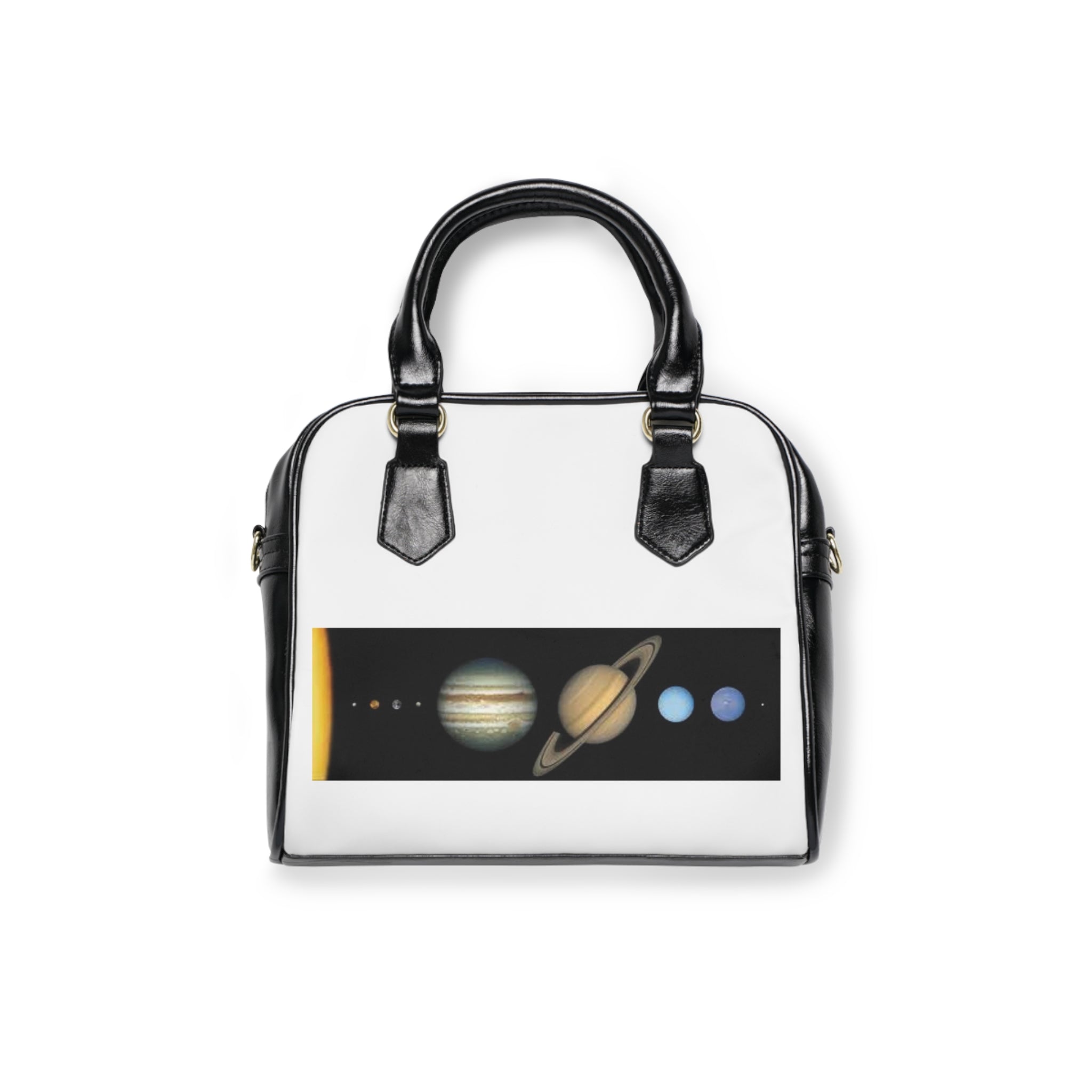 Solar System Planets Shoulder Handbag | Planetary Graphic, Space Theme