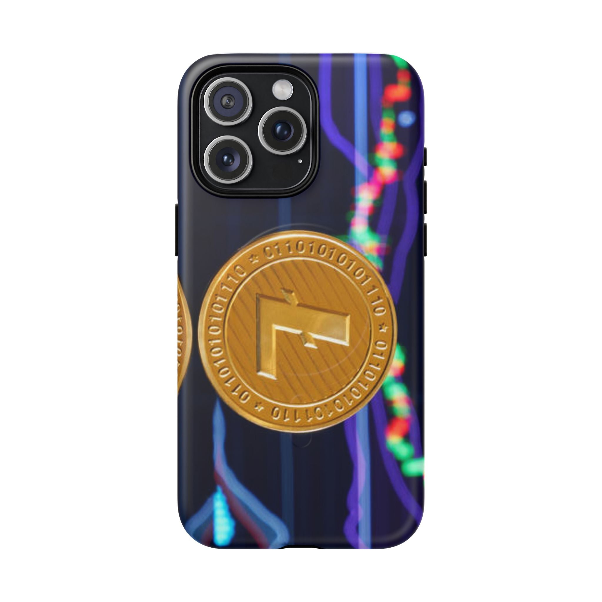 Coque de téléphone Litecoin Crypto Coin | Coque magnétique résistante, design Blockchain