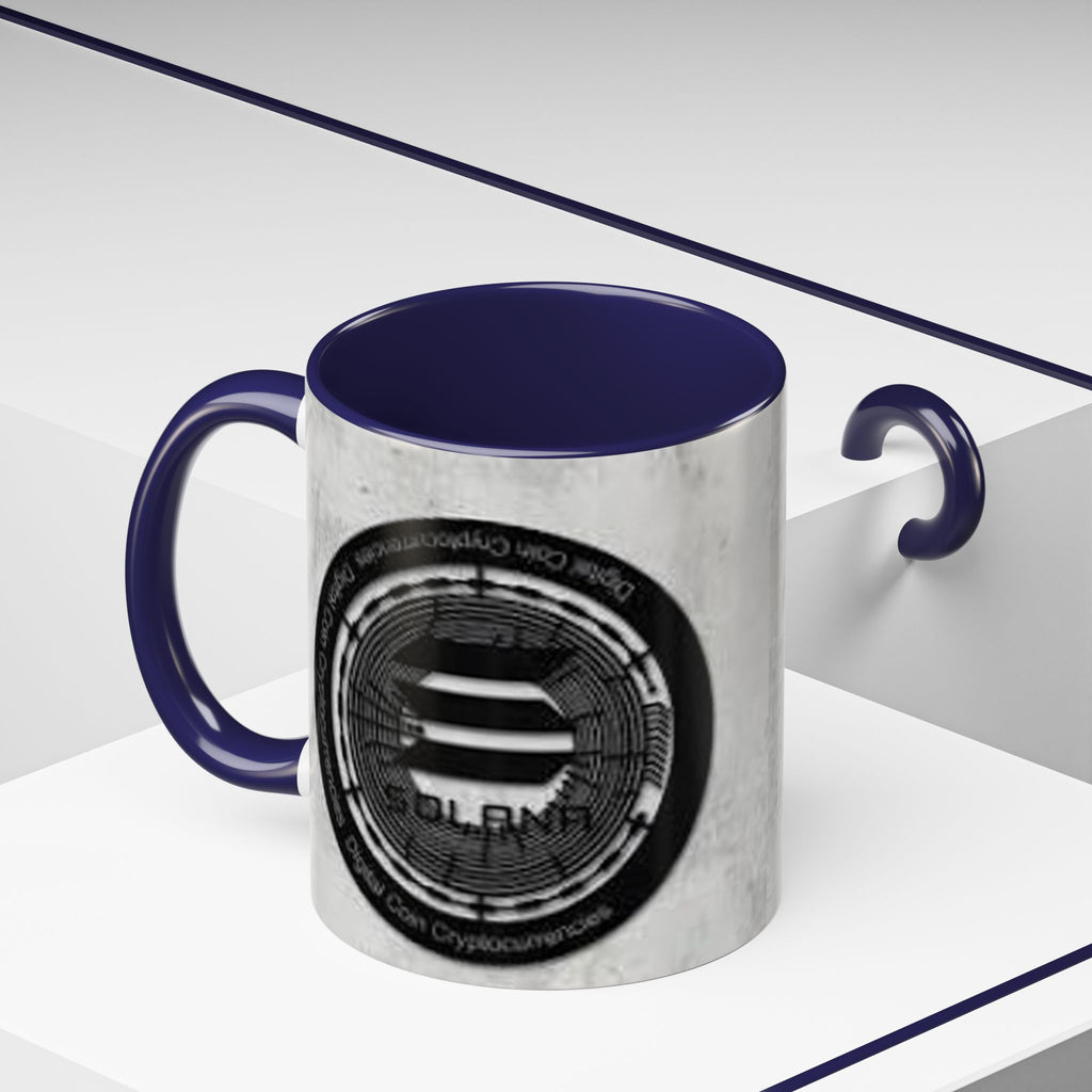 Solana Logo Coffee Mug | Crypto Coin Accent Mug 11oz 15oz