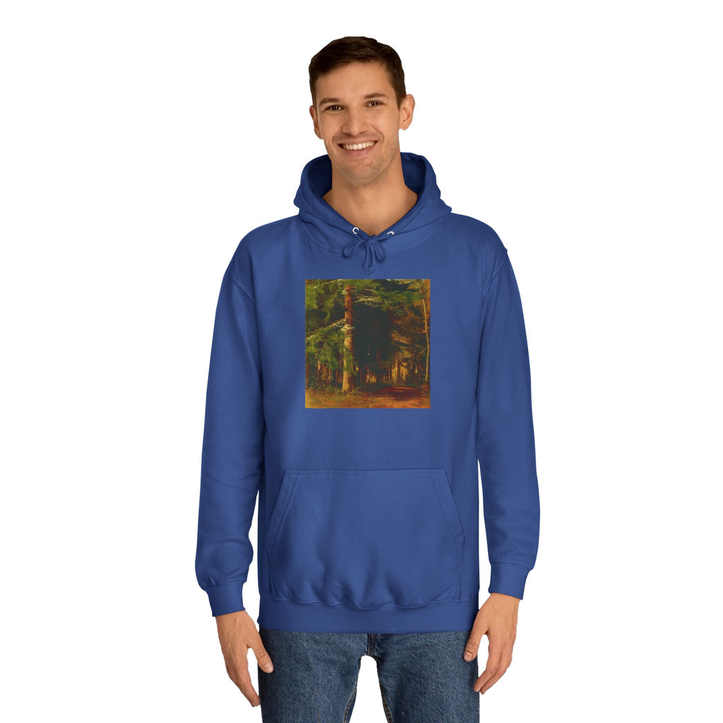 Forest Painting Hoodie | Vintage Woodland Trees Sweatshirt