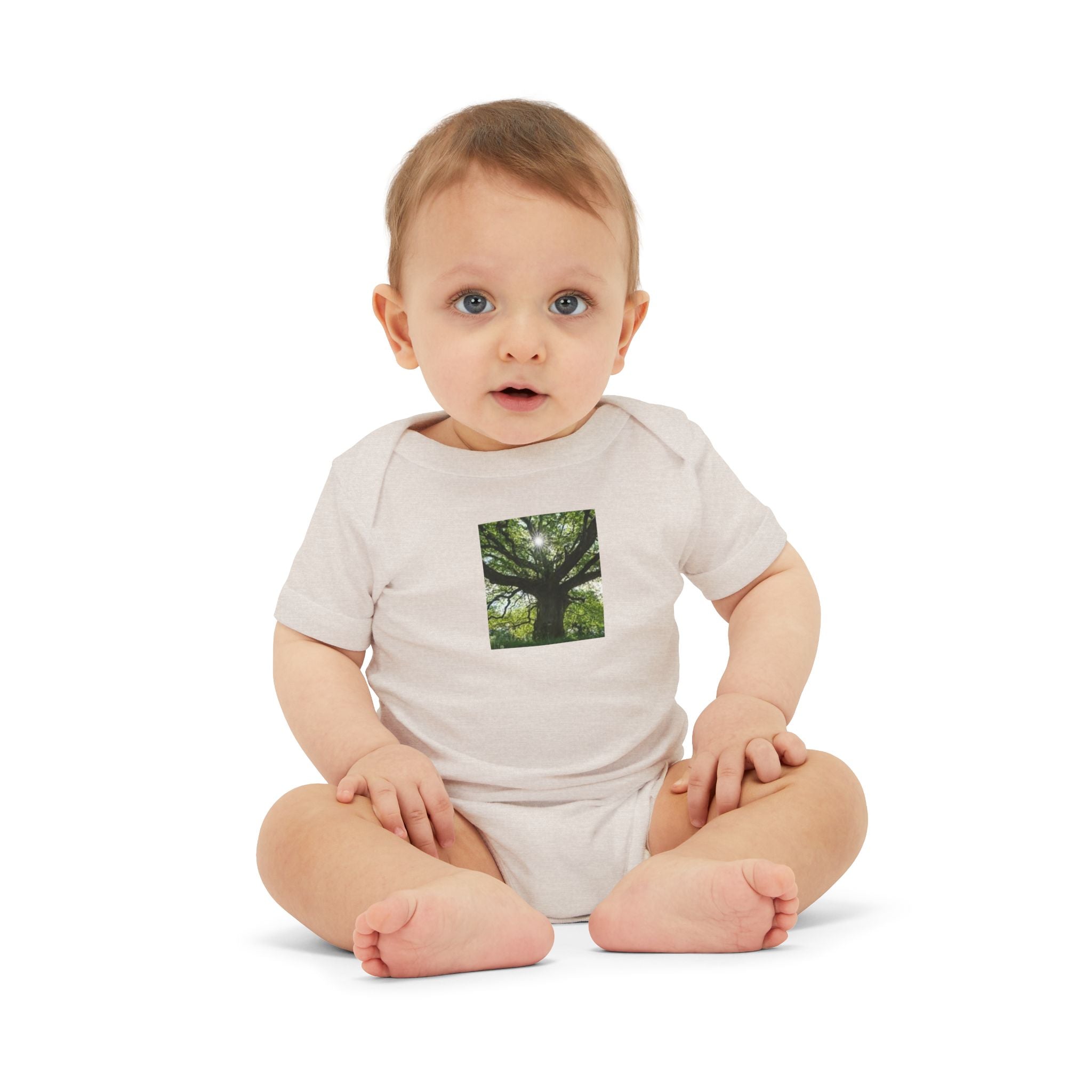 Majestic Oak Tree Infant Onesie | Tree Photo Baby Bodysuit