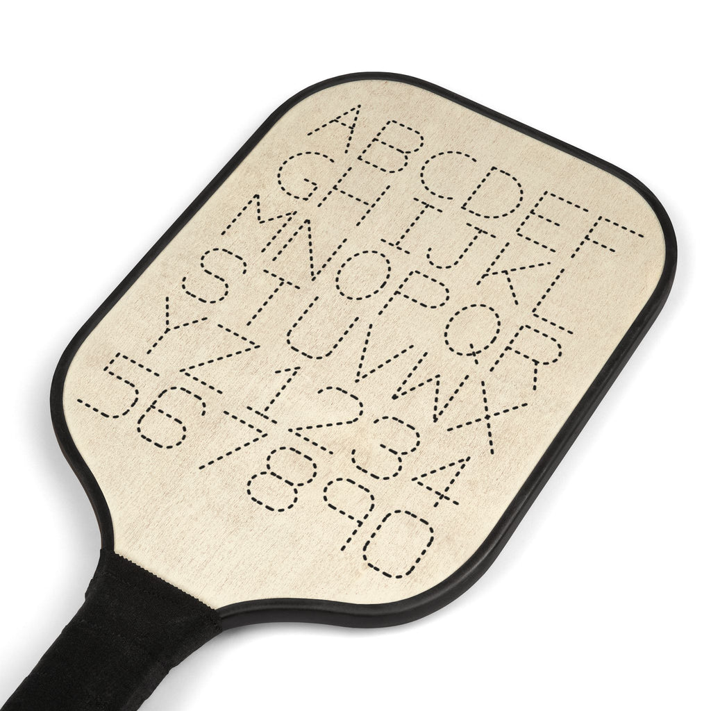 Alphabet Pattern Pickleball Paddle | Pickleball Kit
