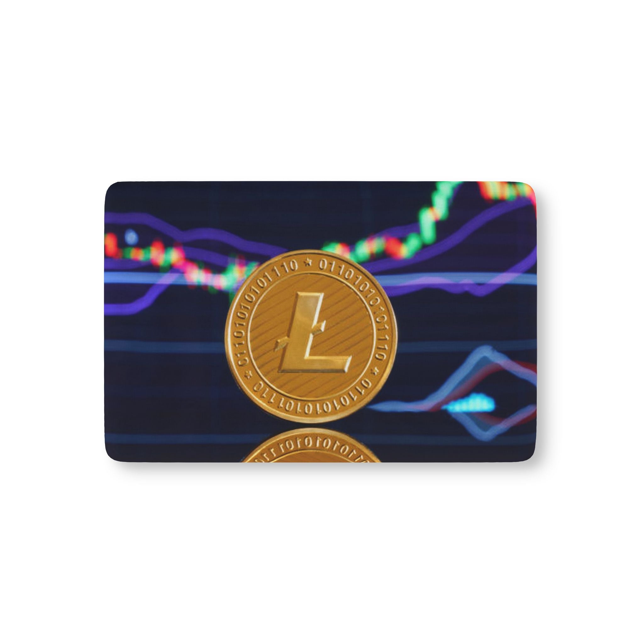 Litecoin Coin Nursery Crib Sheet | Baby Fitted Crib Sheet