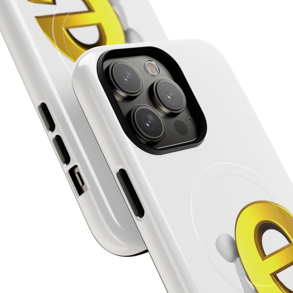 3D Gold Letter E Phone Case | Tough Magnetic Case