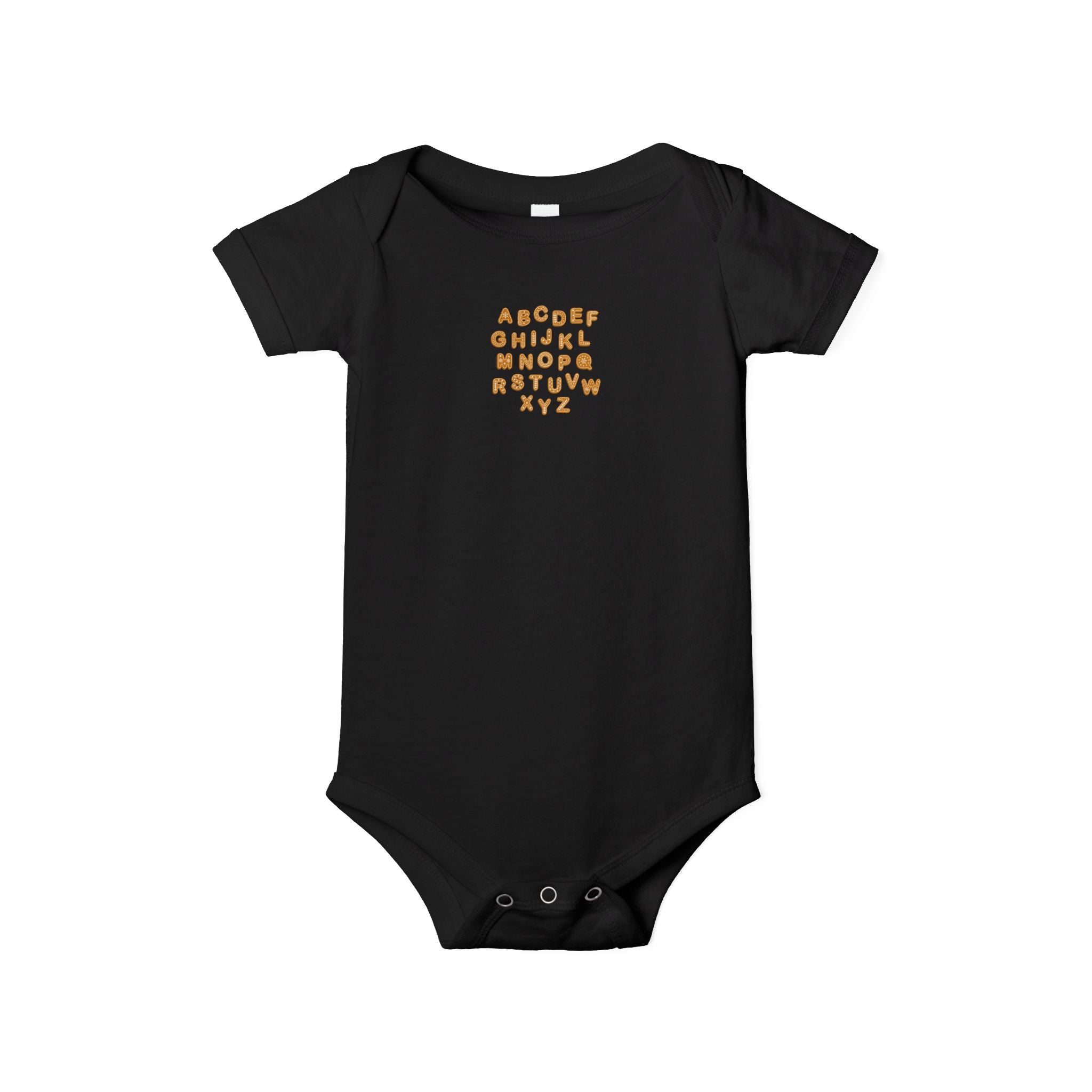 Body de bébé alphabétique manuscrit | Grenouillère