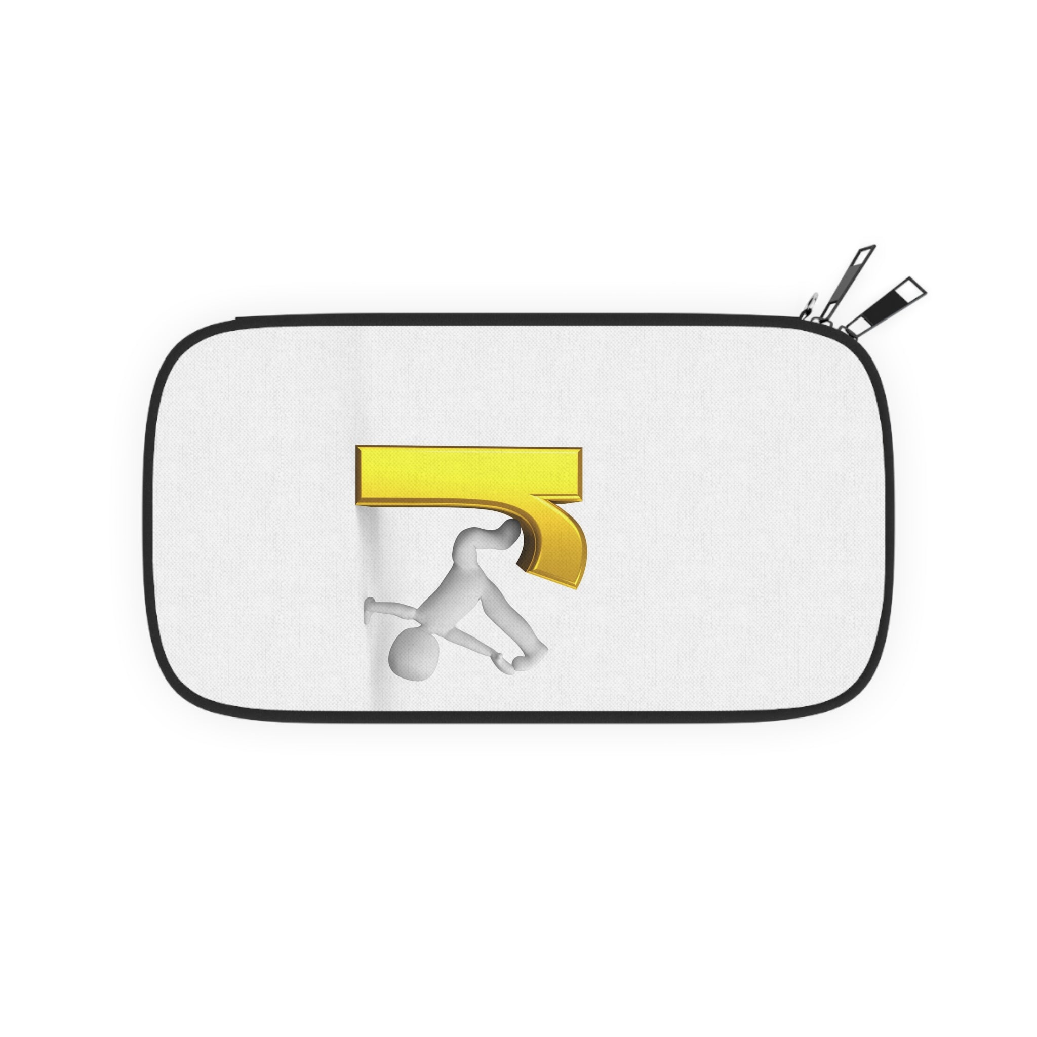 3D Lowercase R with Figure Passport Wallet | Monogram Travel Organizer