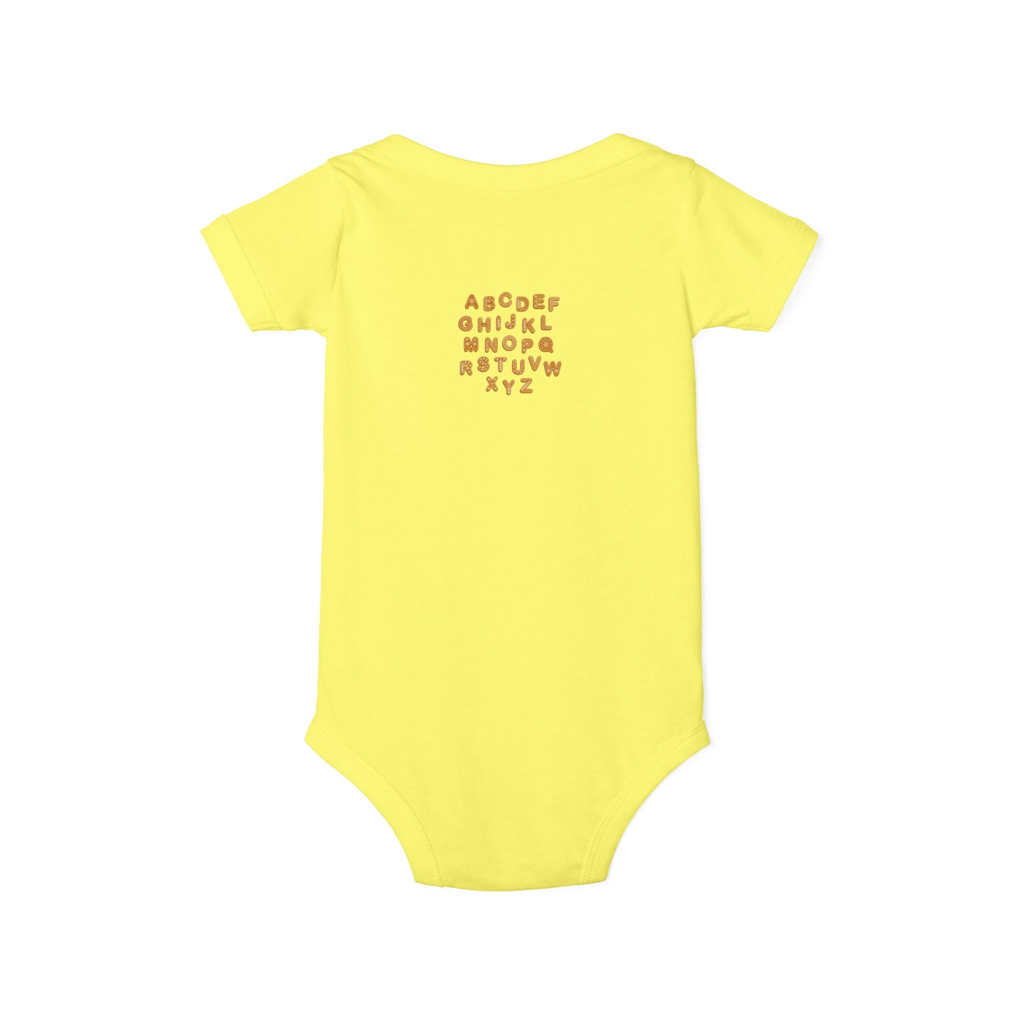 Handwritten Alphabet Infant Onesie | Baby Bodysuit