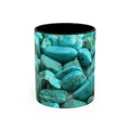 Turquoise Gemstones Accent Coffee Mug | 11oz 15oz