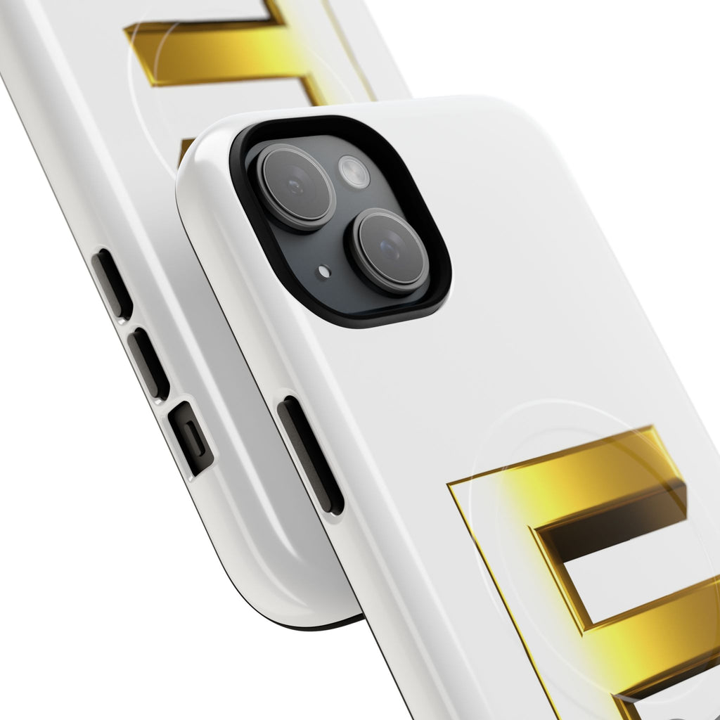 Gold Letter E monogram Phone Case | Magnetic Tough Case